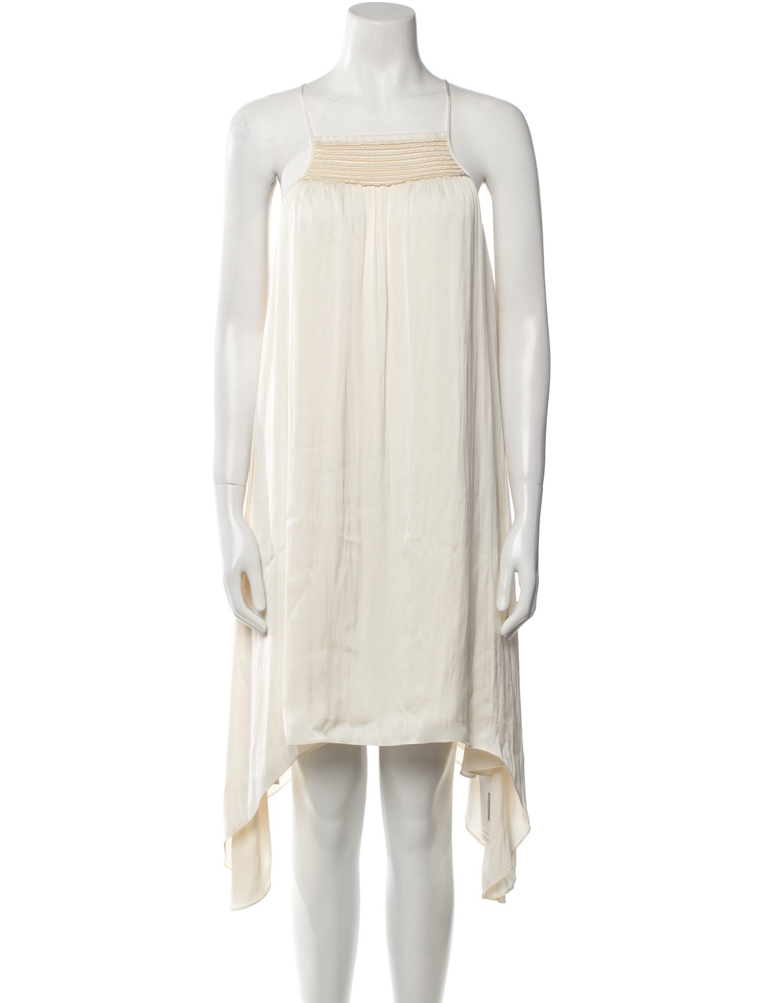 Halston Heritage Square Neckline Midi Length Dress