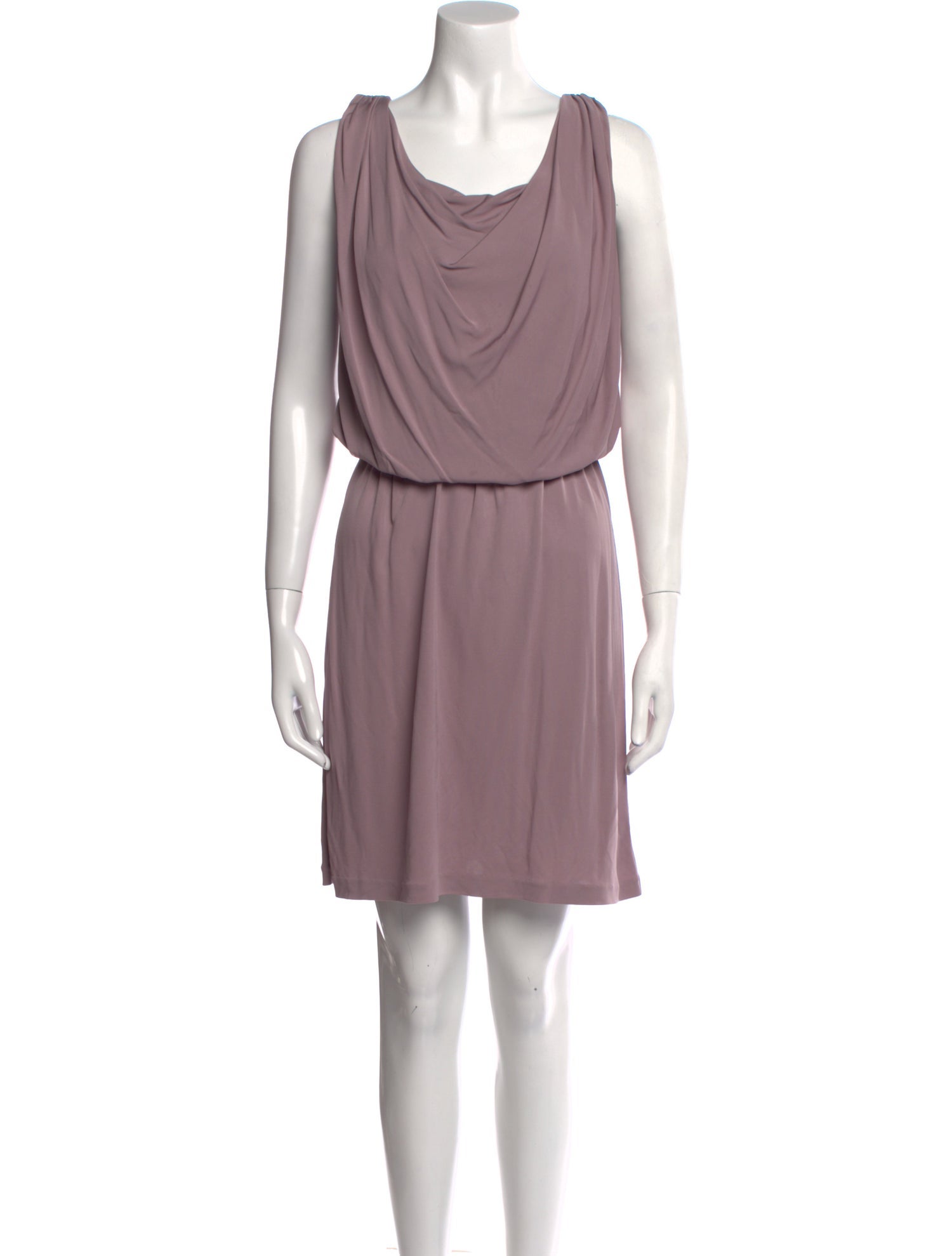 Halston Heritage Cowl Neck Mini Dress