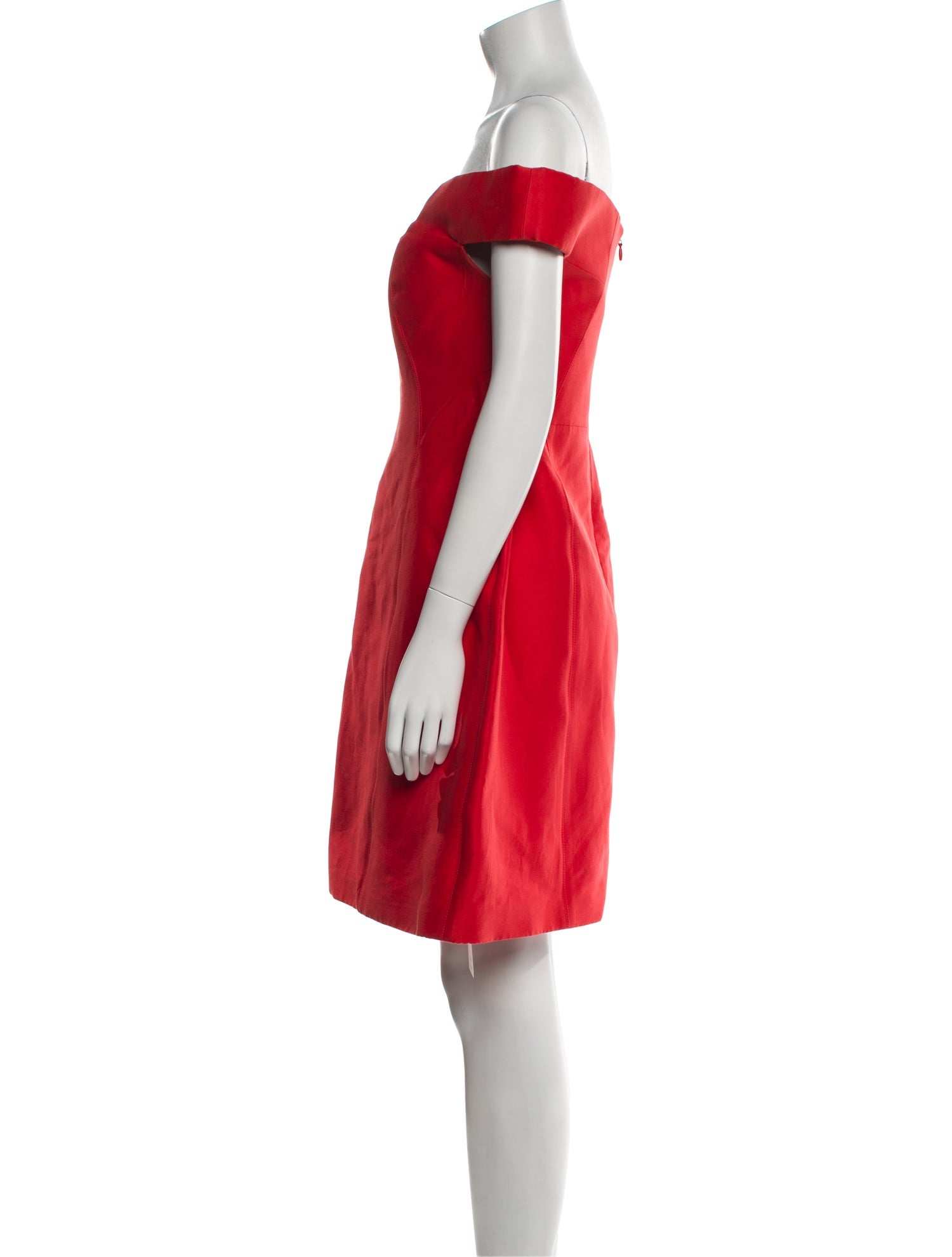 Halston Heritage Off-The-Shoulder Mini Dress