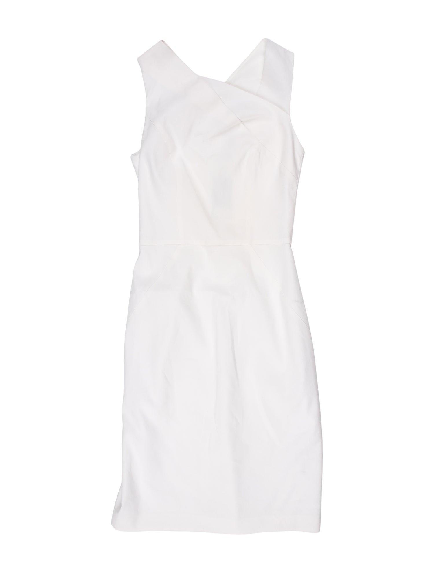 Halston Heritage One-Shoulder Knee-Length Dress