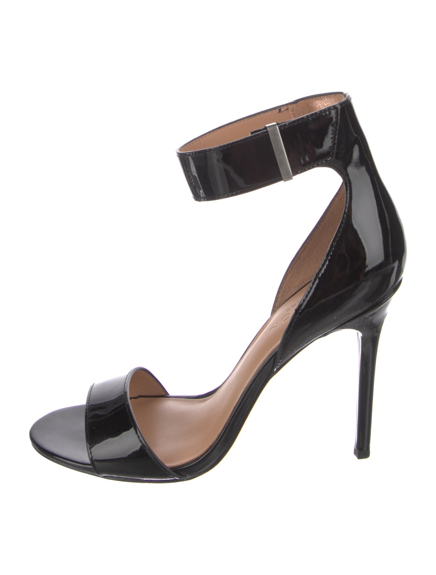 Halston Heritage Patent Leather Sandals