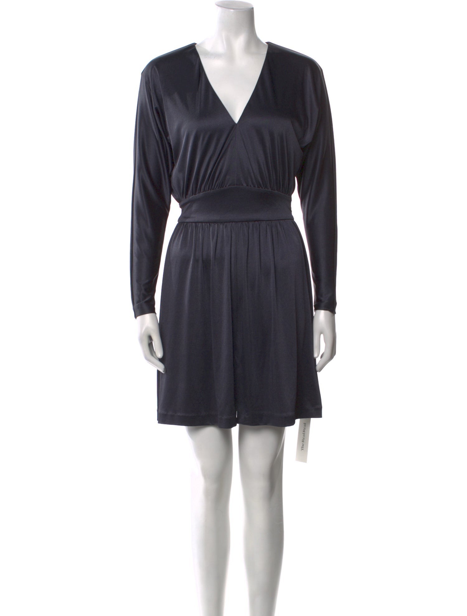 Halston Heritage V-Neck Mini Dress