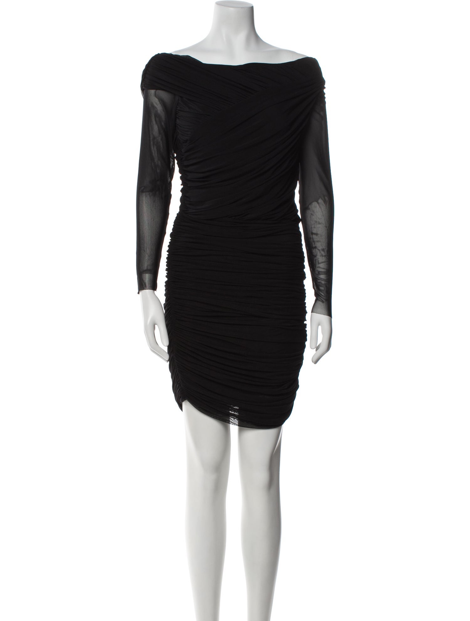 Halston Heritage Cowl Neck Mini Dress