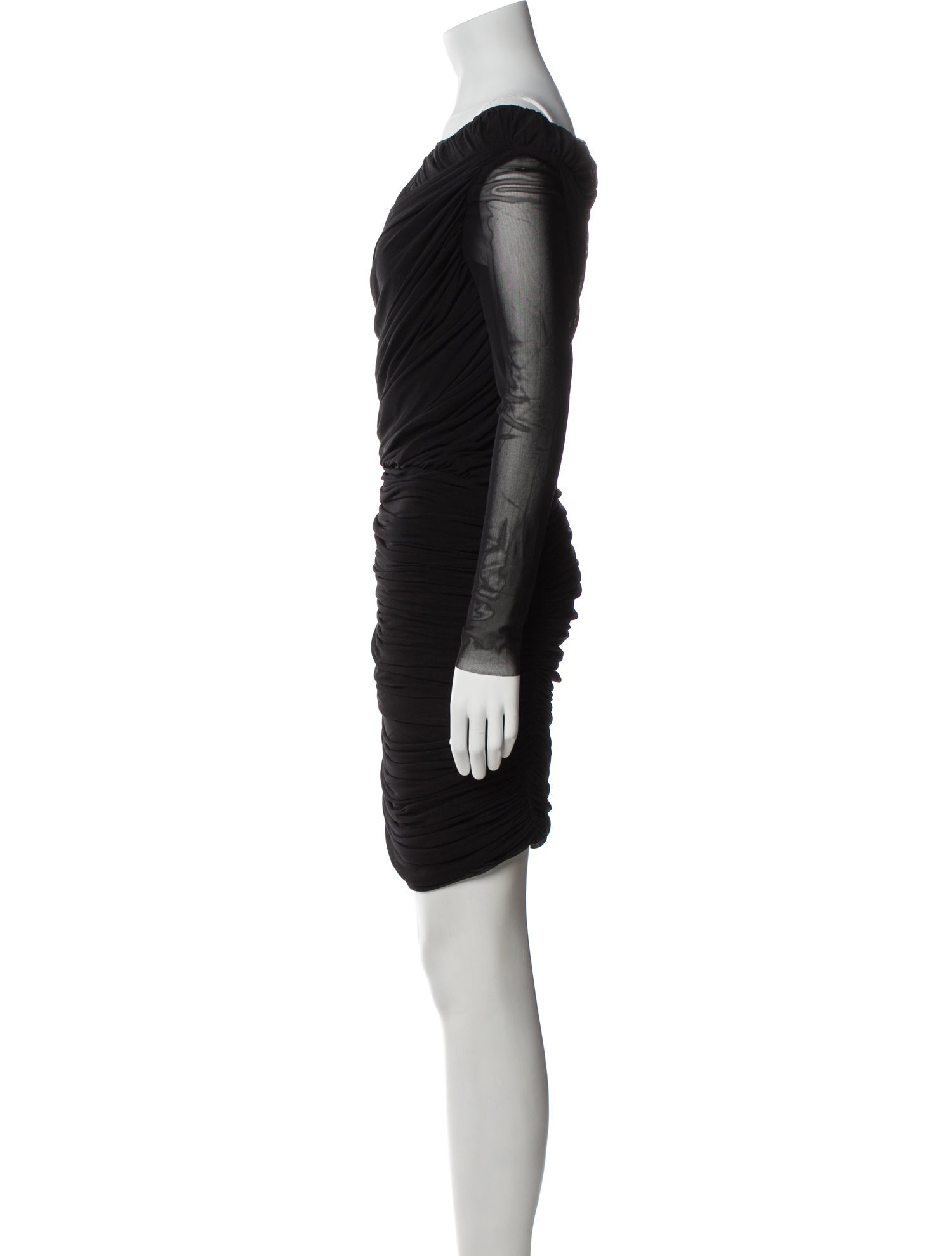 Halston Heritage Cowl Neck Mini Dress