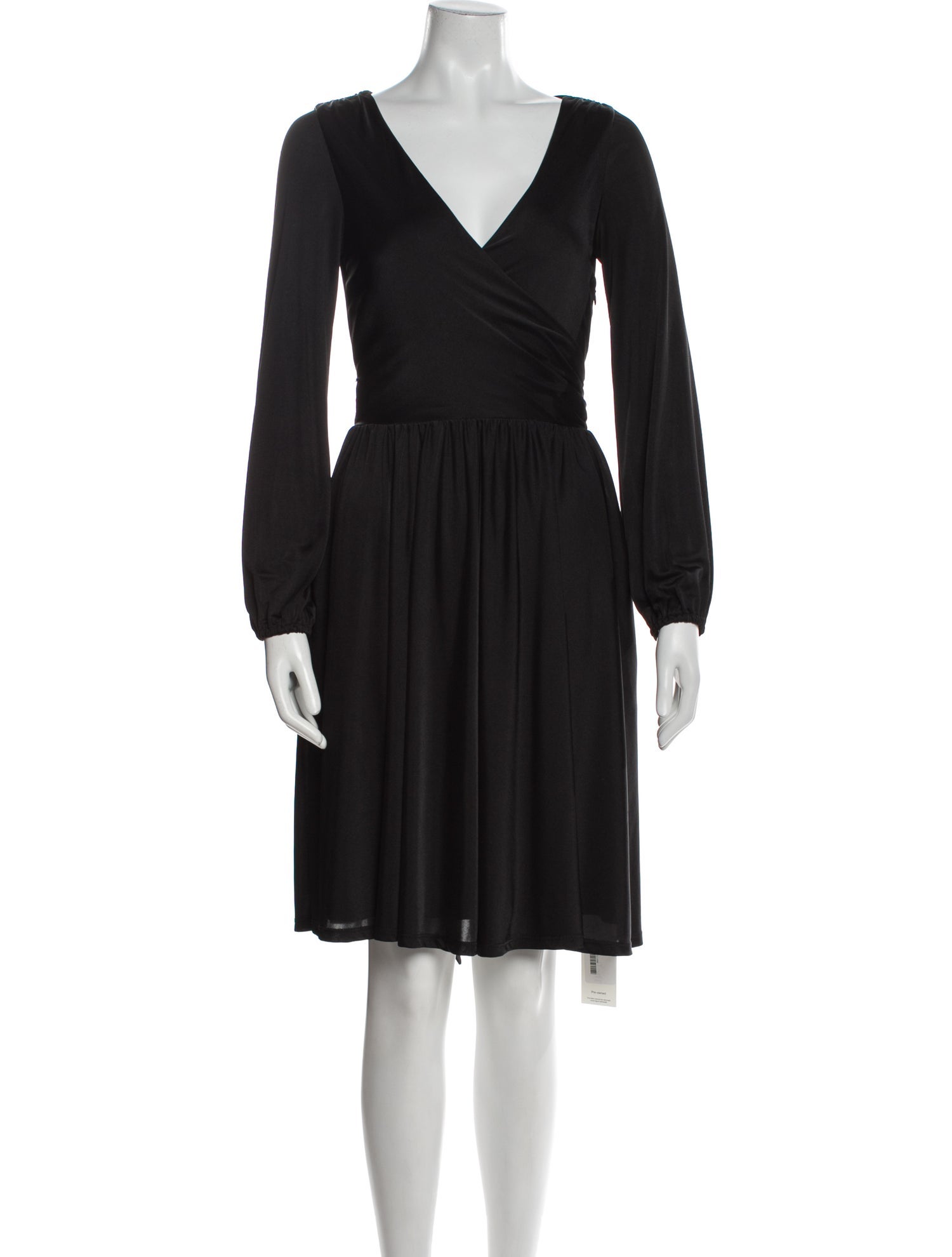 Halston Heritage V-Neck Mini Dress