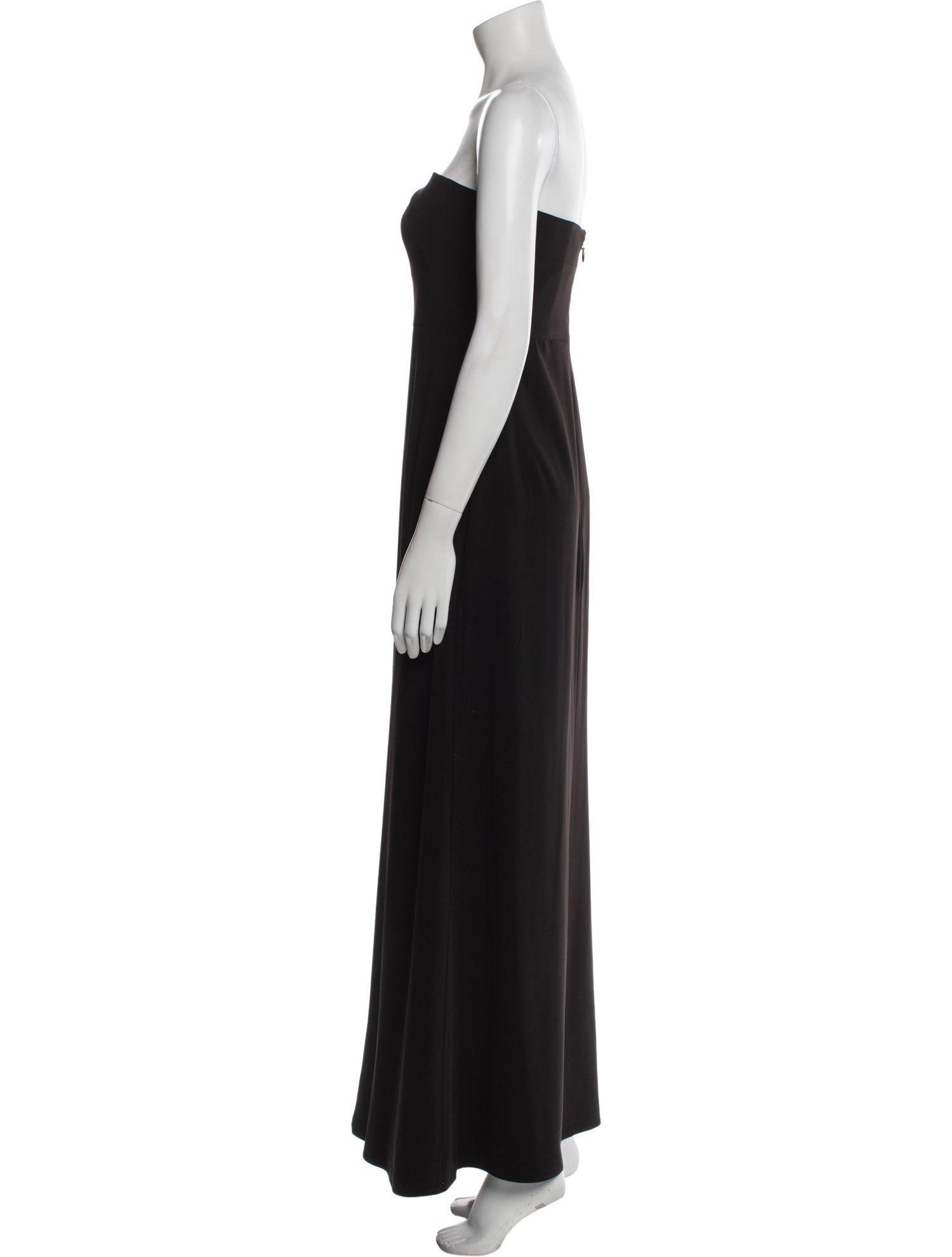 Halston Heritage Strapless Long Dress
