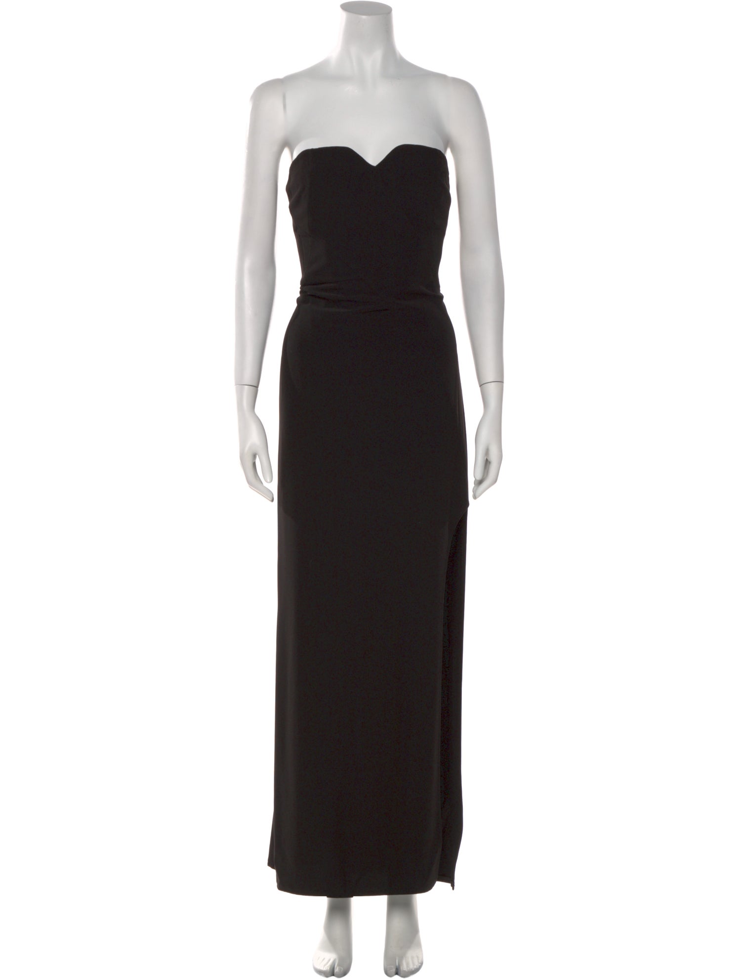 Halston Heritage Strapless Long Dress