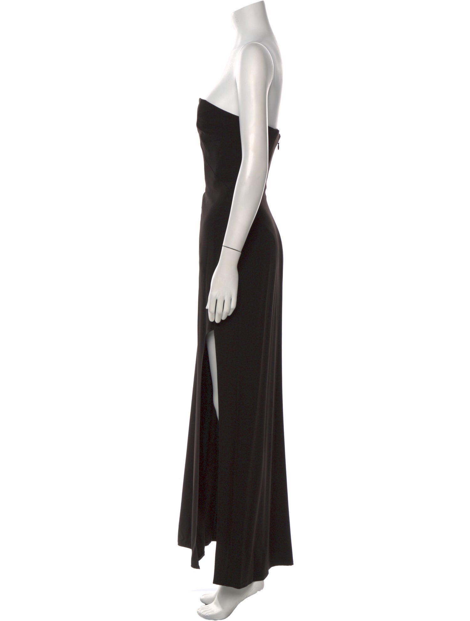 Halston Heritage Strapless Long Dress