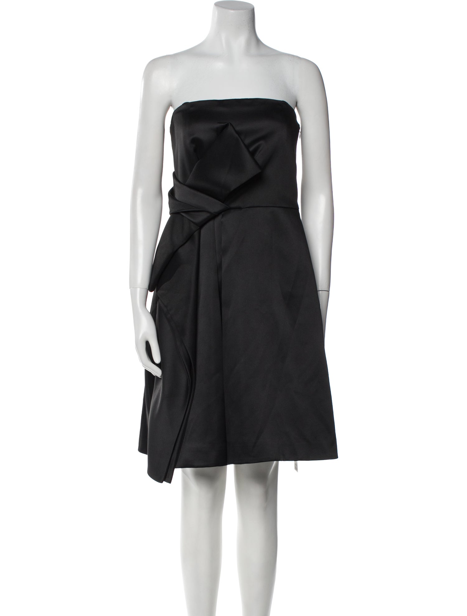 Halston Heritage Strapless Mini Dress