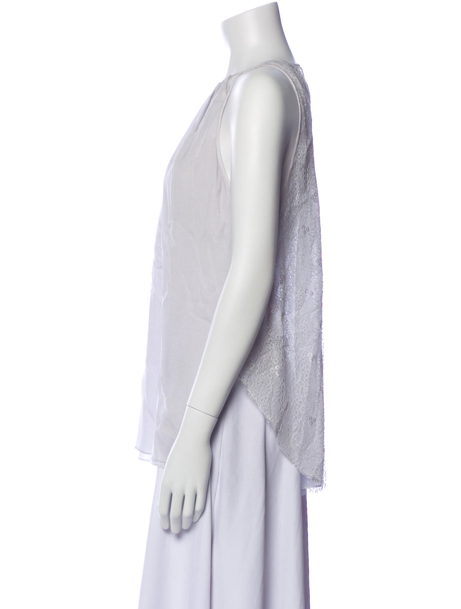 Halston Heritage Halterneck Sleeveless Blouse