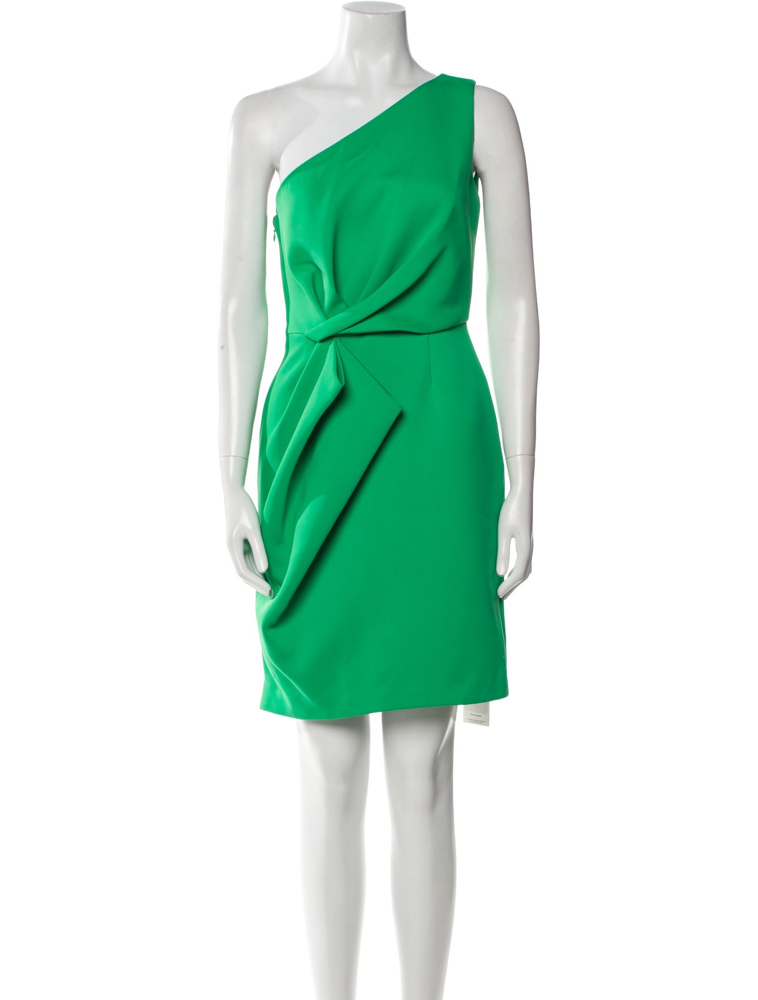 Halston Heritage One-Shoulder Mini Dress