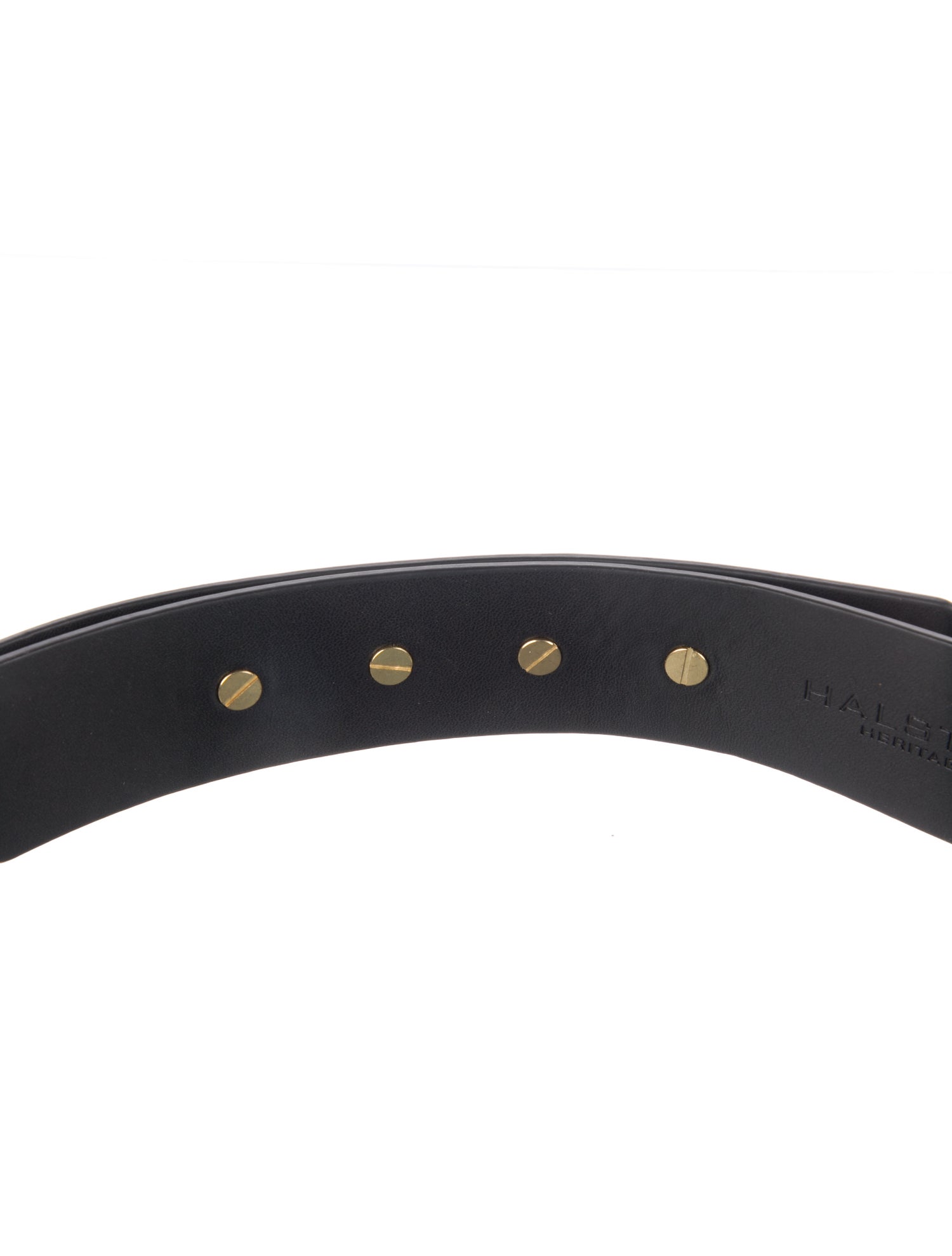 Halston Heritage Leather Waist Belt
