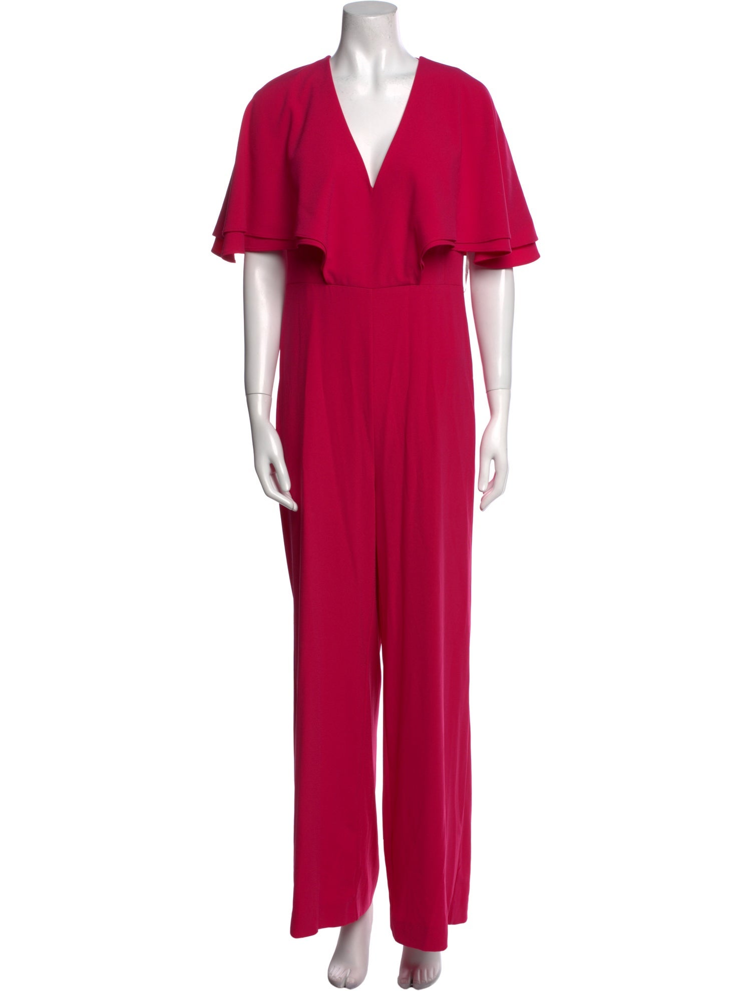 Halston Heritage V-Neck Jumpsuit