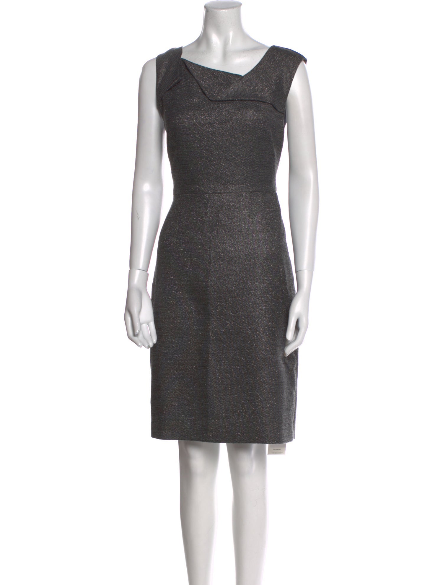 Halston Heritage Cowl Neck Knee-Length Dress
