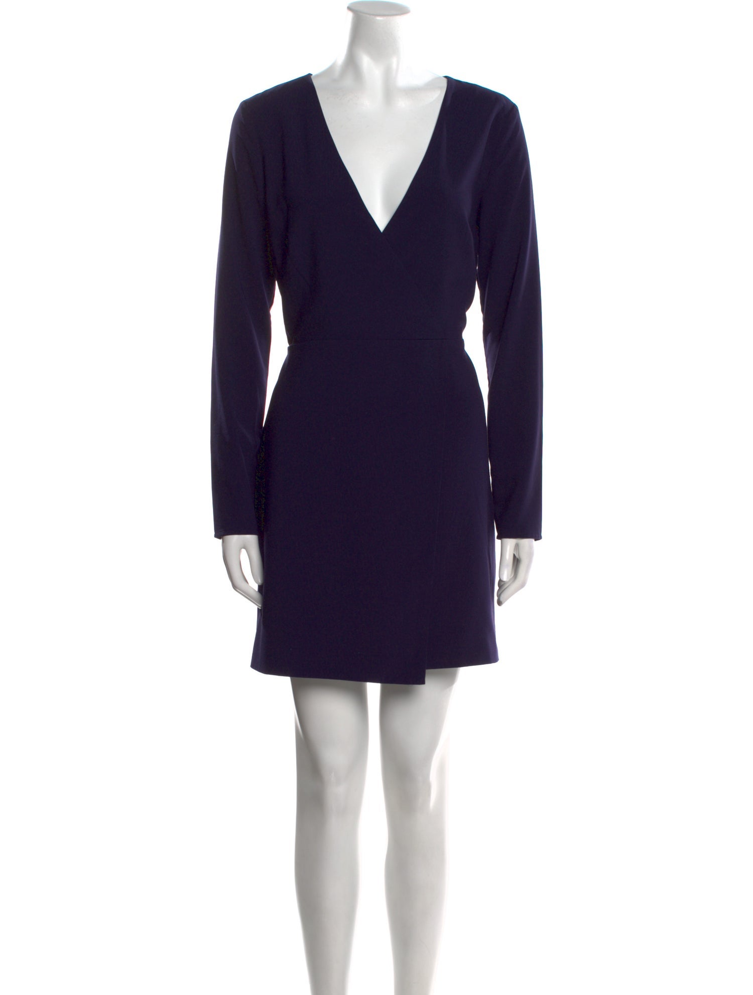 Halston Heritage V-Neck Mini Dress