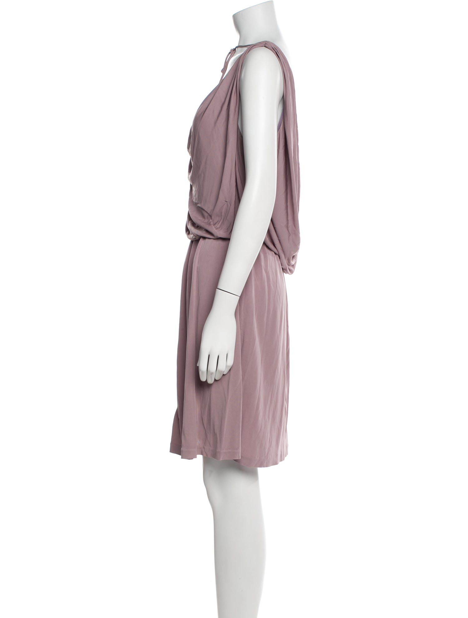 Halston Heritage Cowl Neck Mini Dress