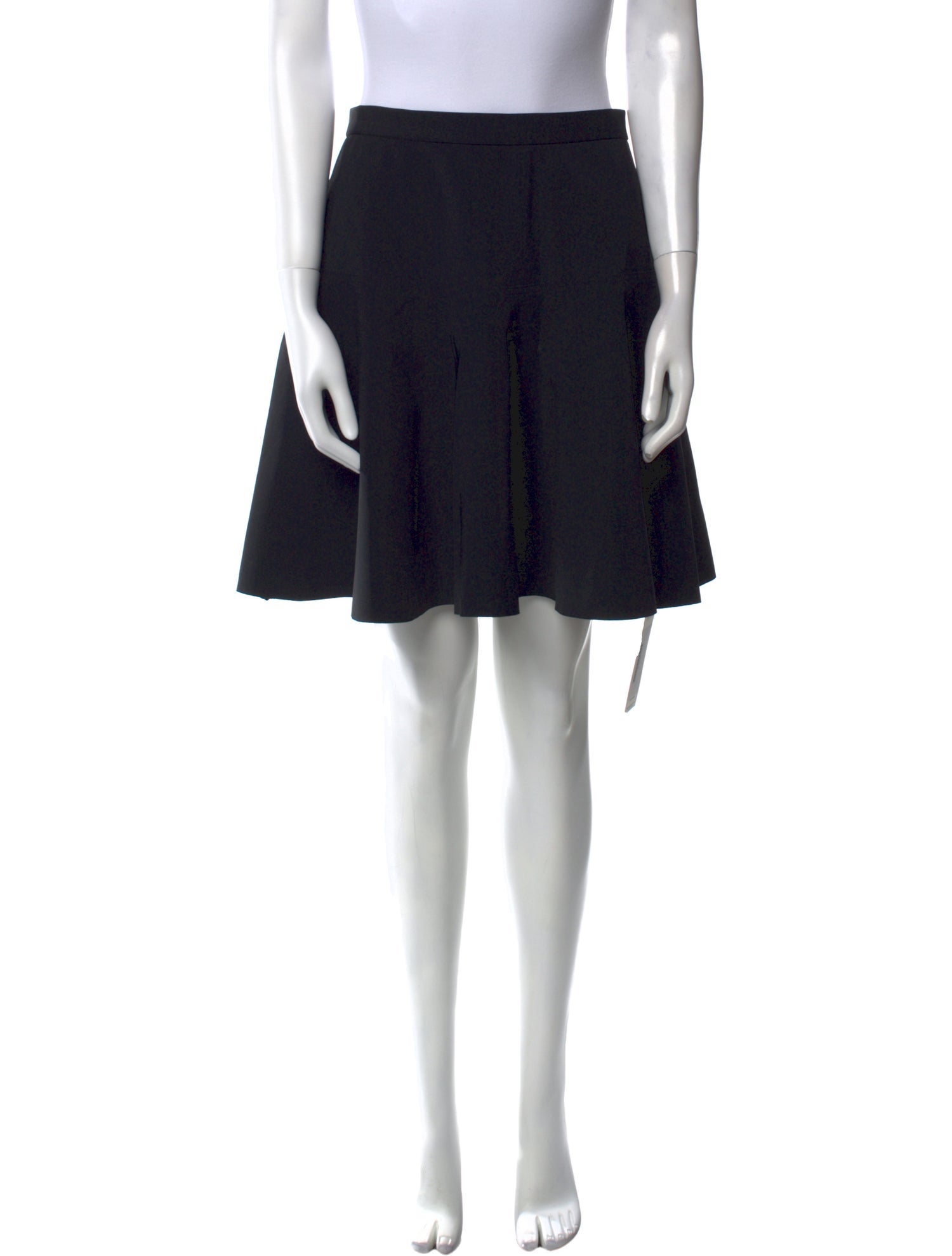 Halston Heritage Pleated Accents Mini Skirt