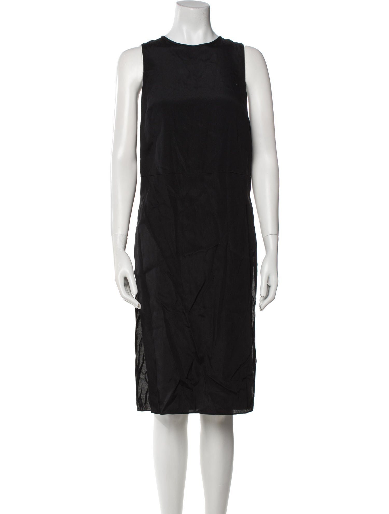 Halston Heritage Crew Neck Knee-Length Dress