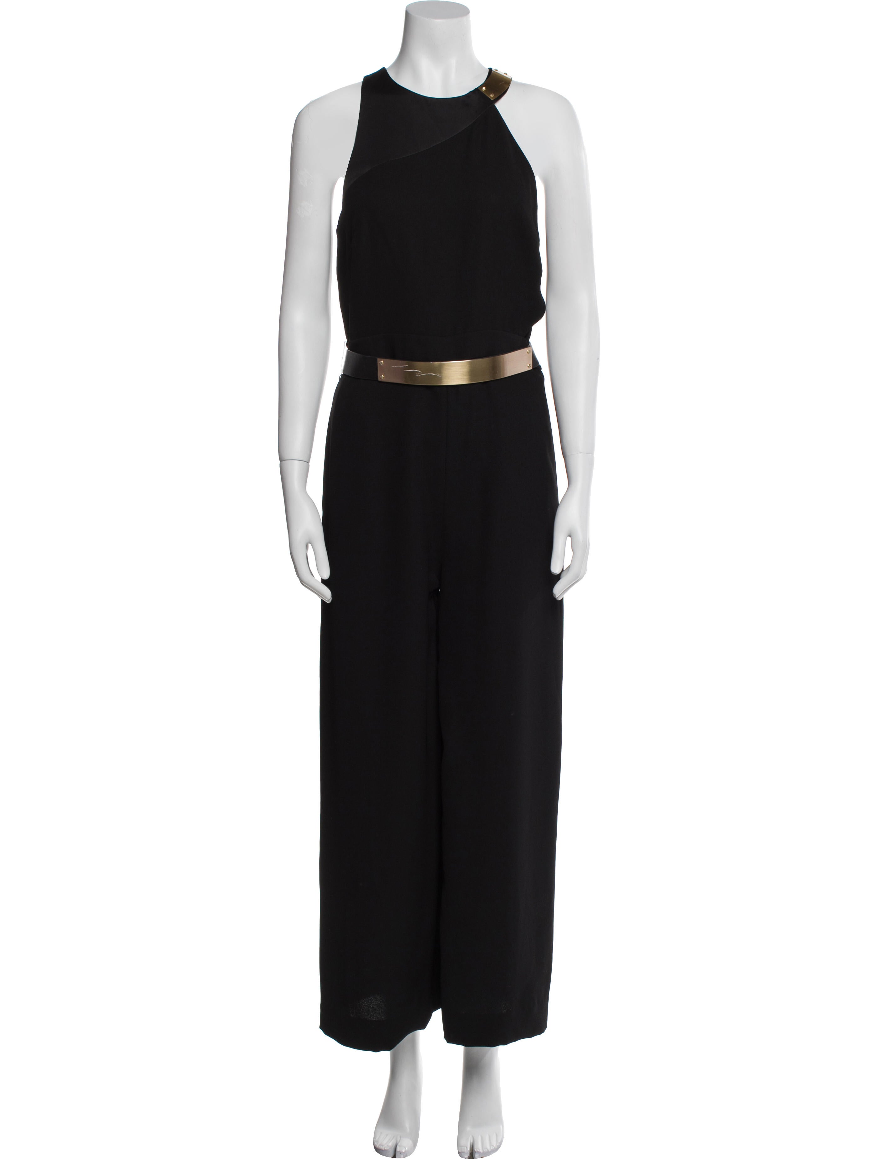 Halston Heritage Scoop Neck Jumpsuit