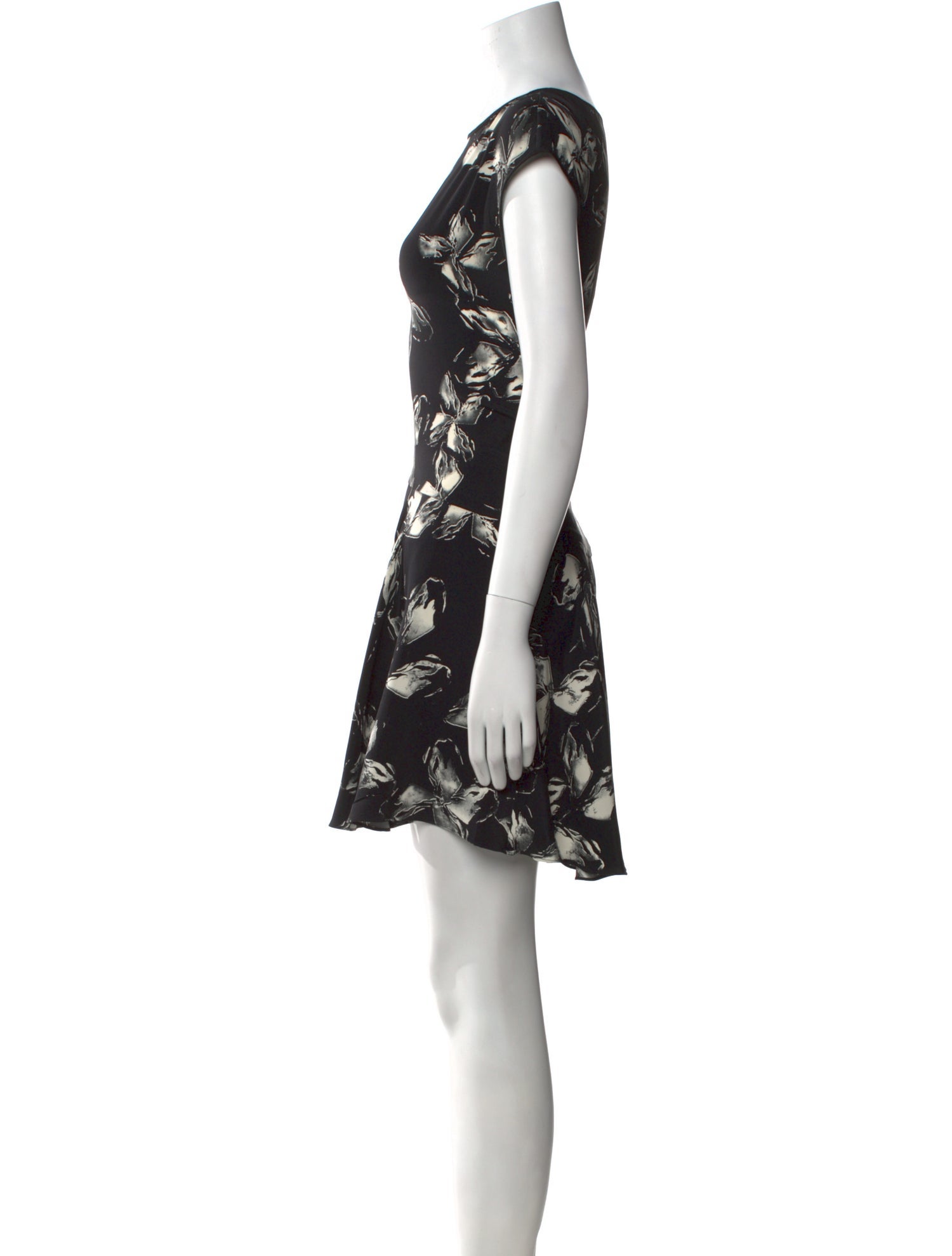 Halston Heritage Silk Mini Dress