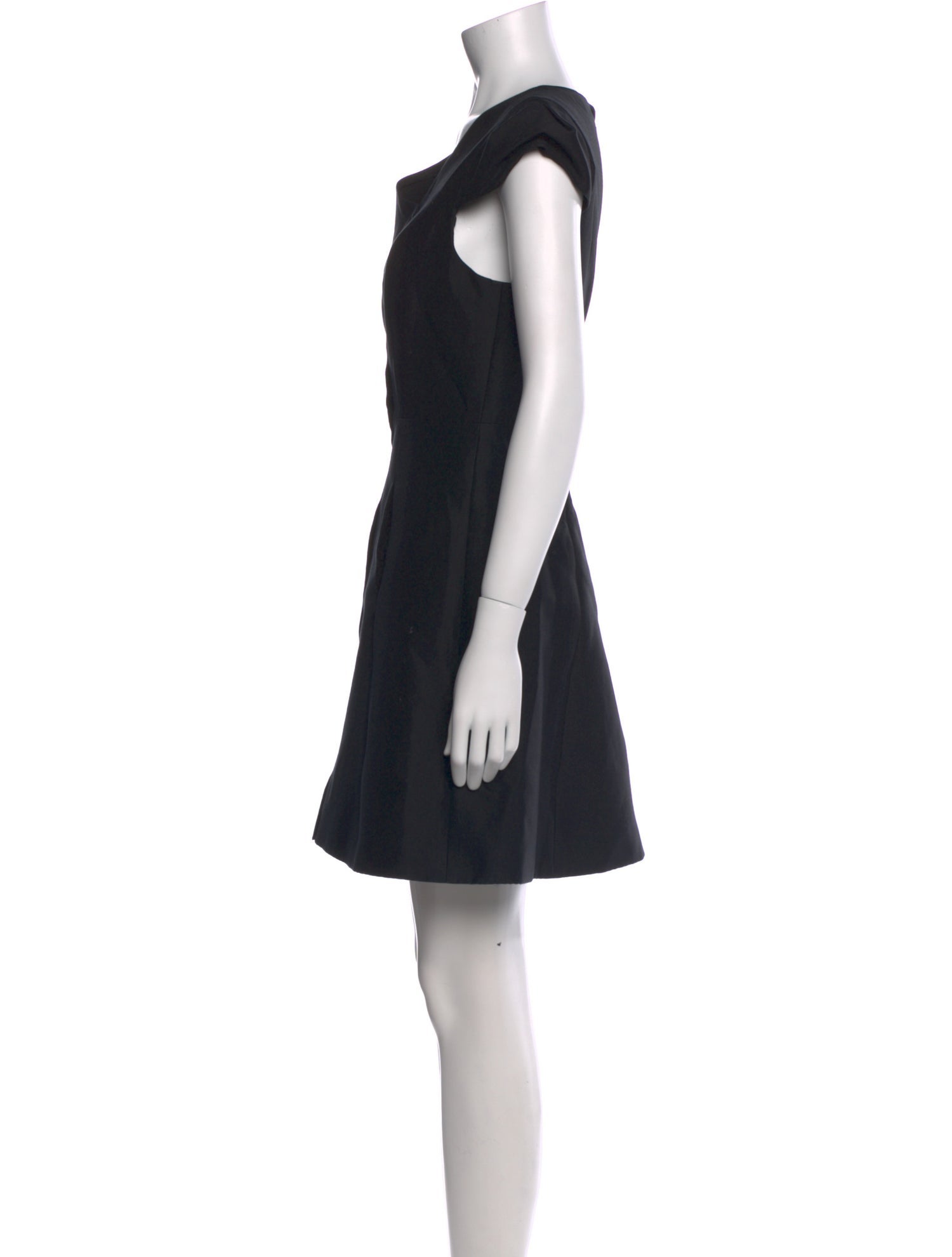 Halston Heritage V-Neck Mini Dress