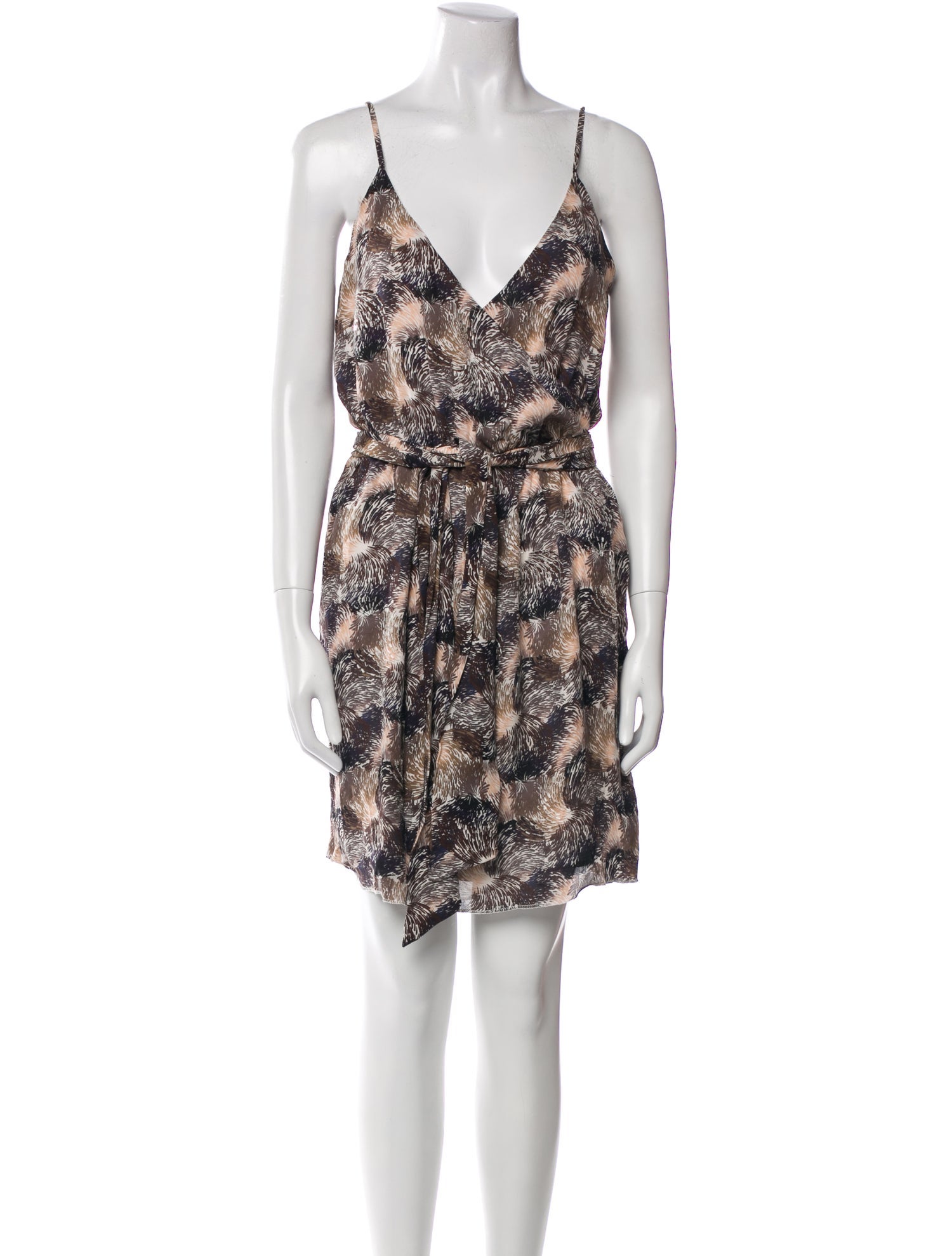 Halston Heritage Silk Mini Dress