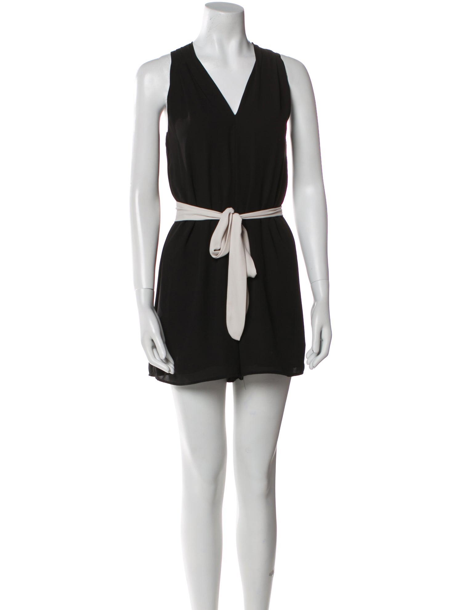 Halston Heritage V-Neck Romper