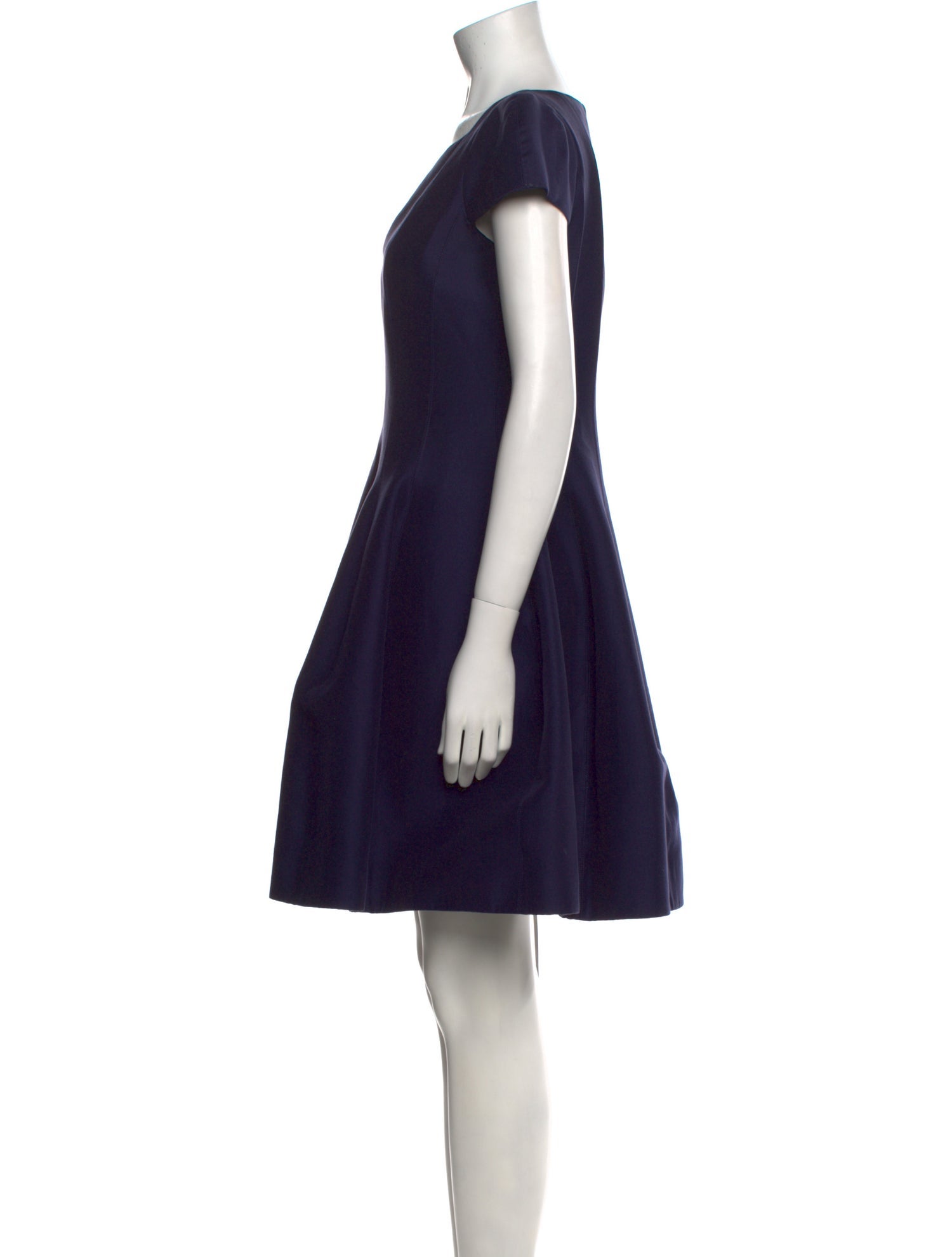 Halston Heritage V-Neck Mini Dress