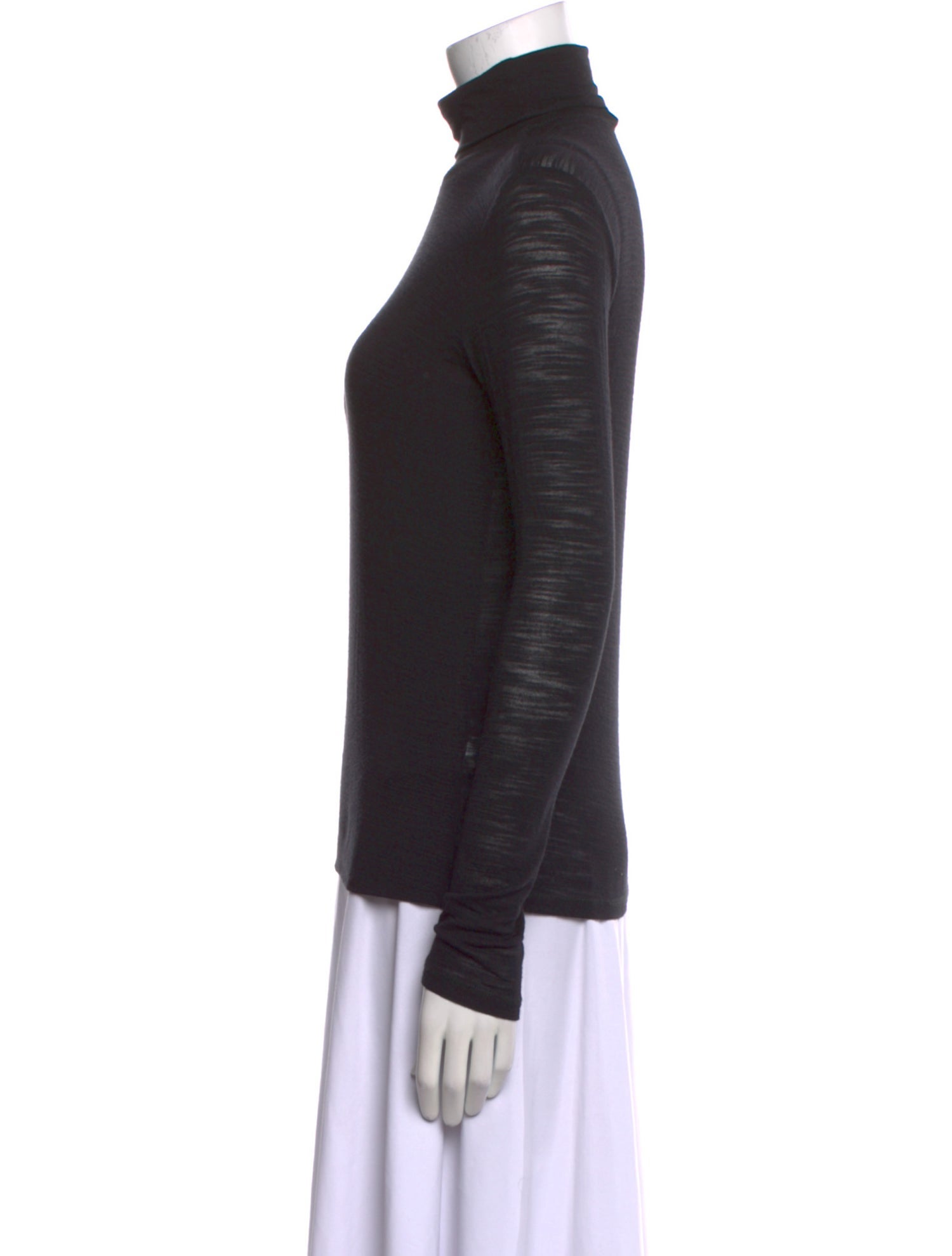 Halston Heritage Turtleneck Long Sleeve Top