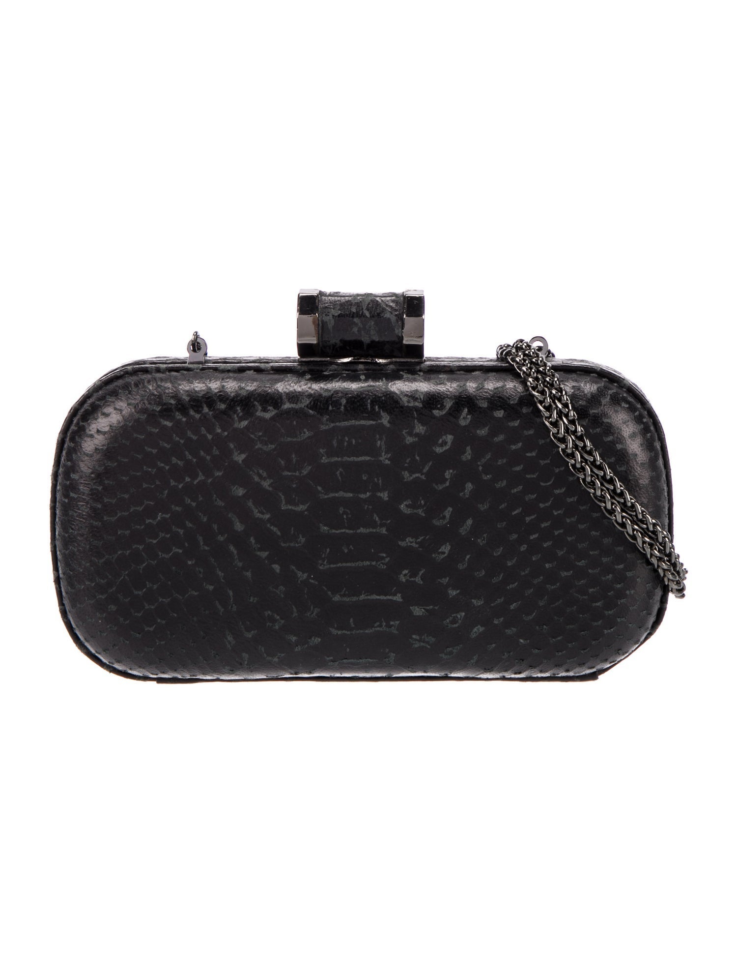 Halston Heritage Leather Minaudière