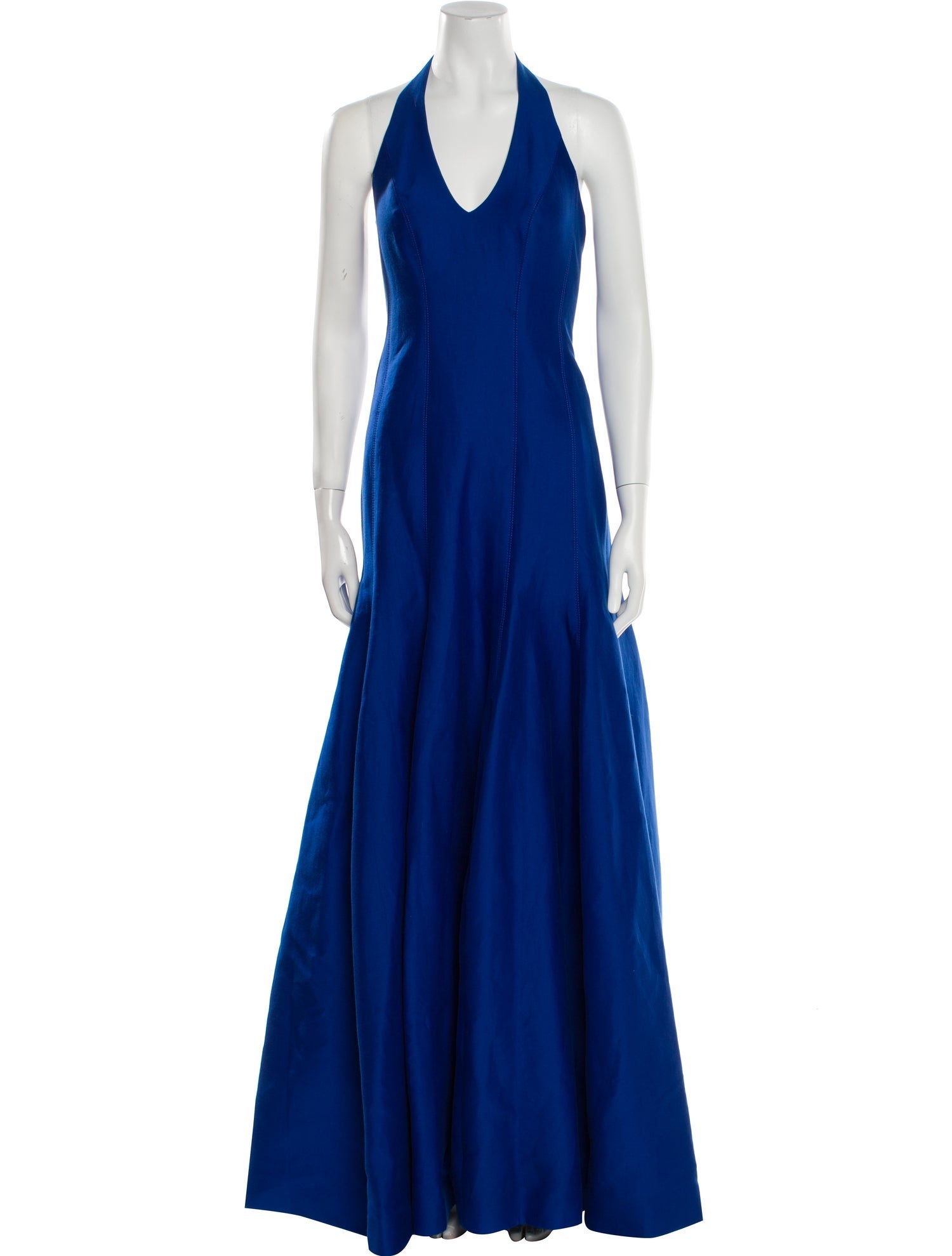 Halston Heritage Halterneck Long Dress w/ Tags