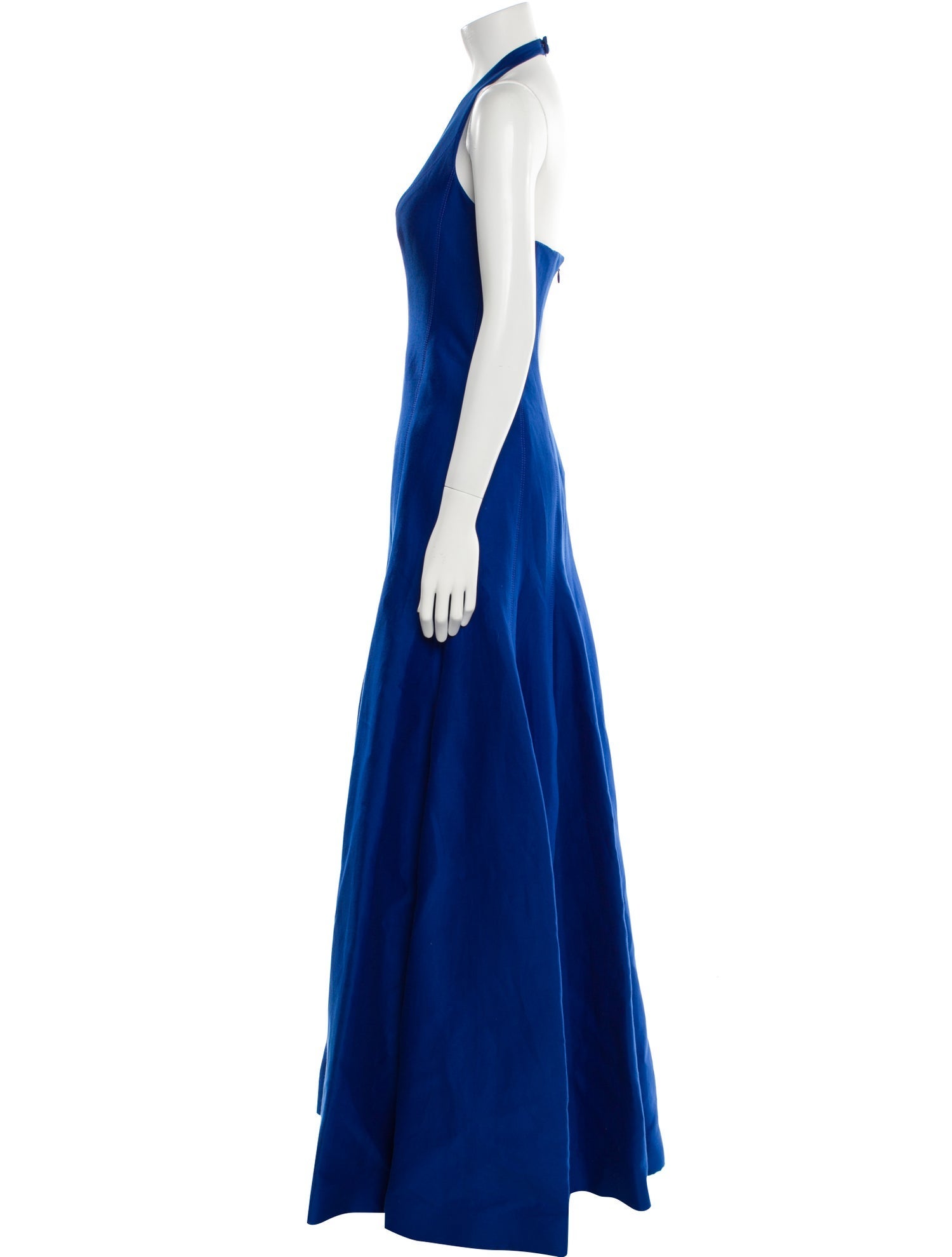 Halston Heritage Halterneck Long Dress w/ Tags