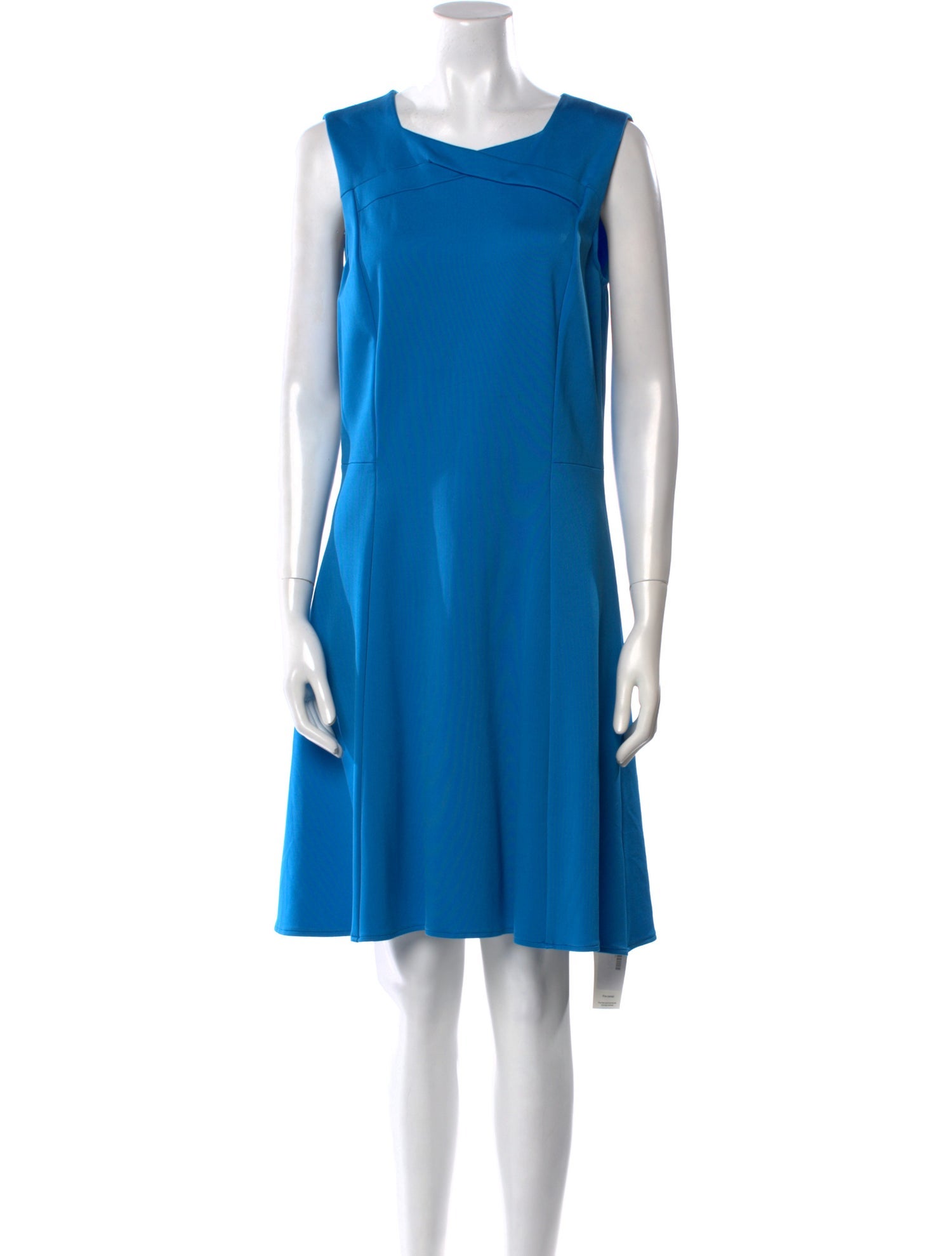 Halston Heritage Scoop Neck Knee-Length Dress