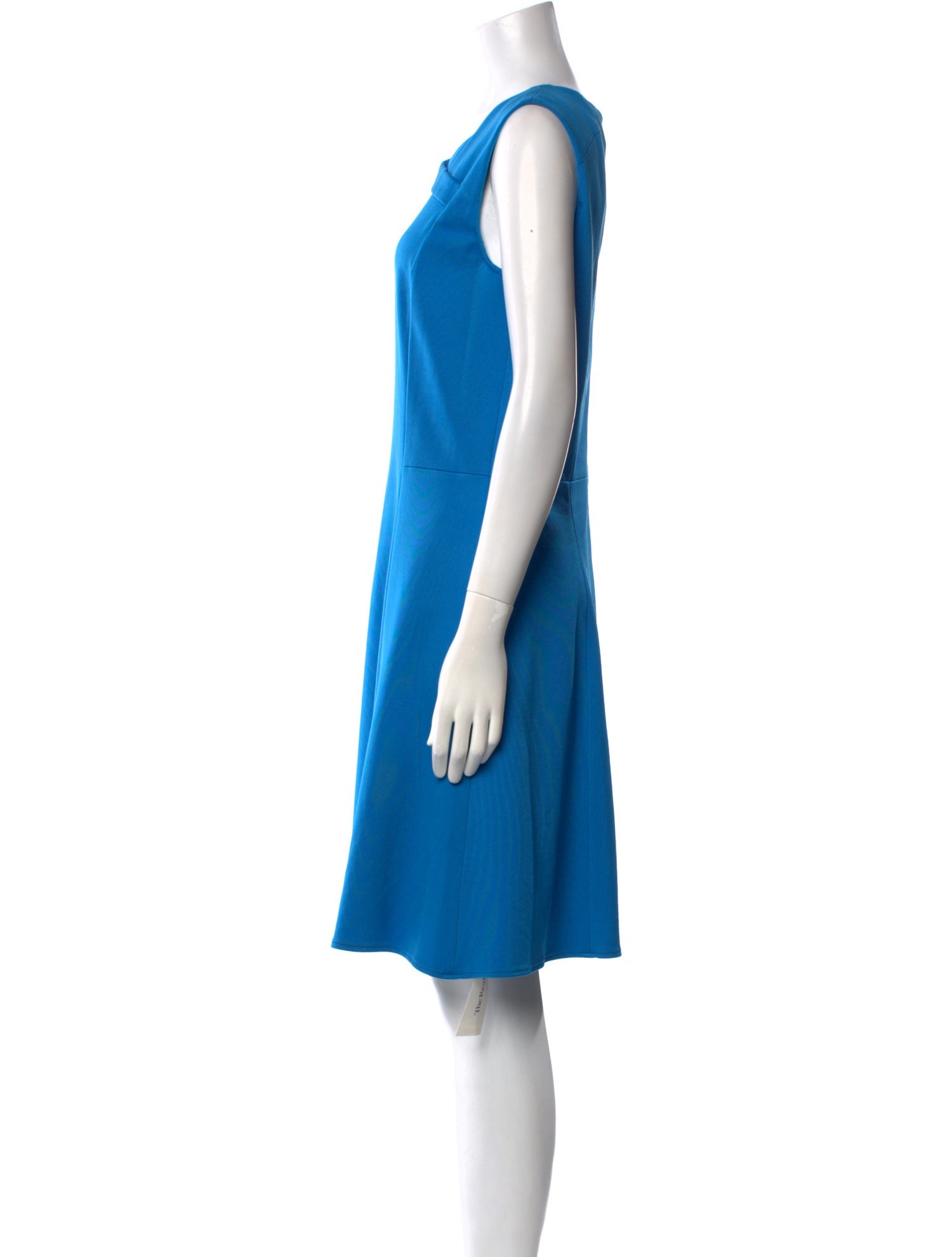 Halston Heritage Scoop Neck Knee-Length Dress