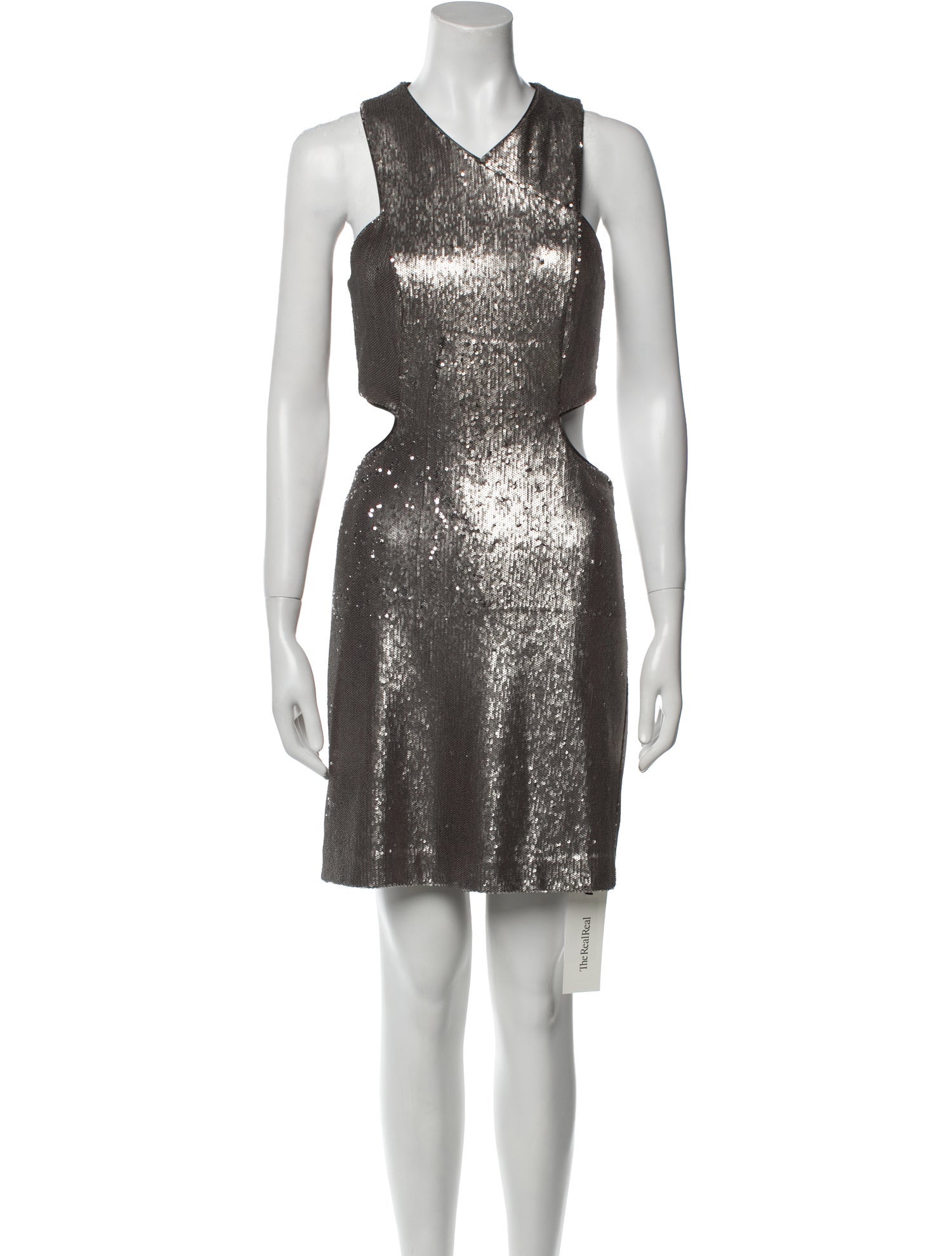 Halston Heritage Sequin Mini Dress