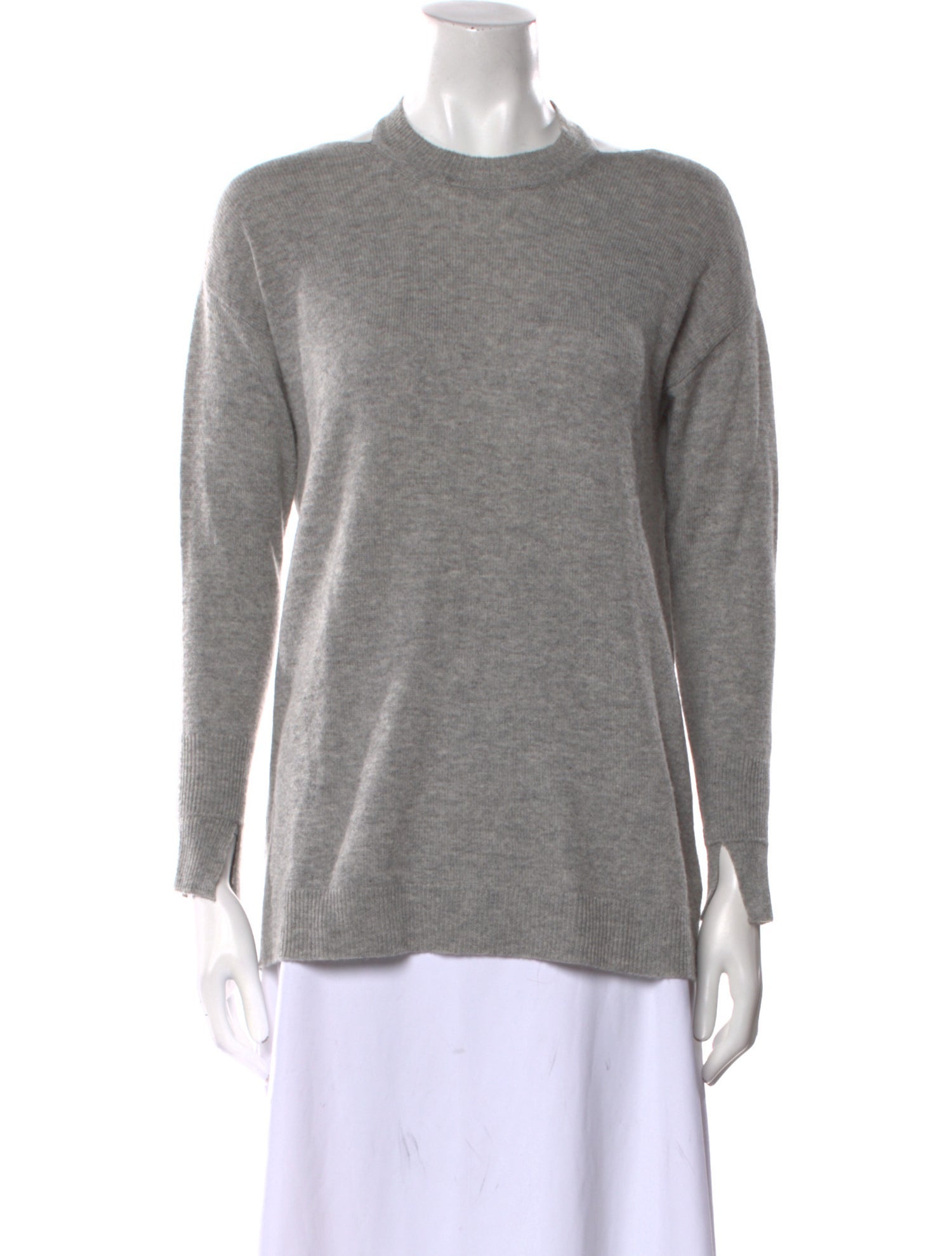 Halston Heritage Merino Wool Crew Neck Sweater