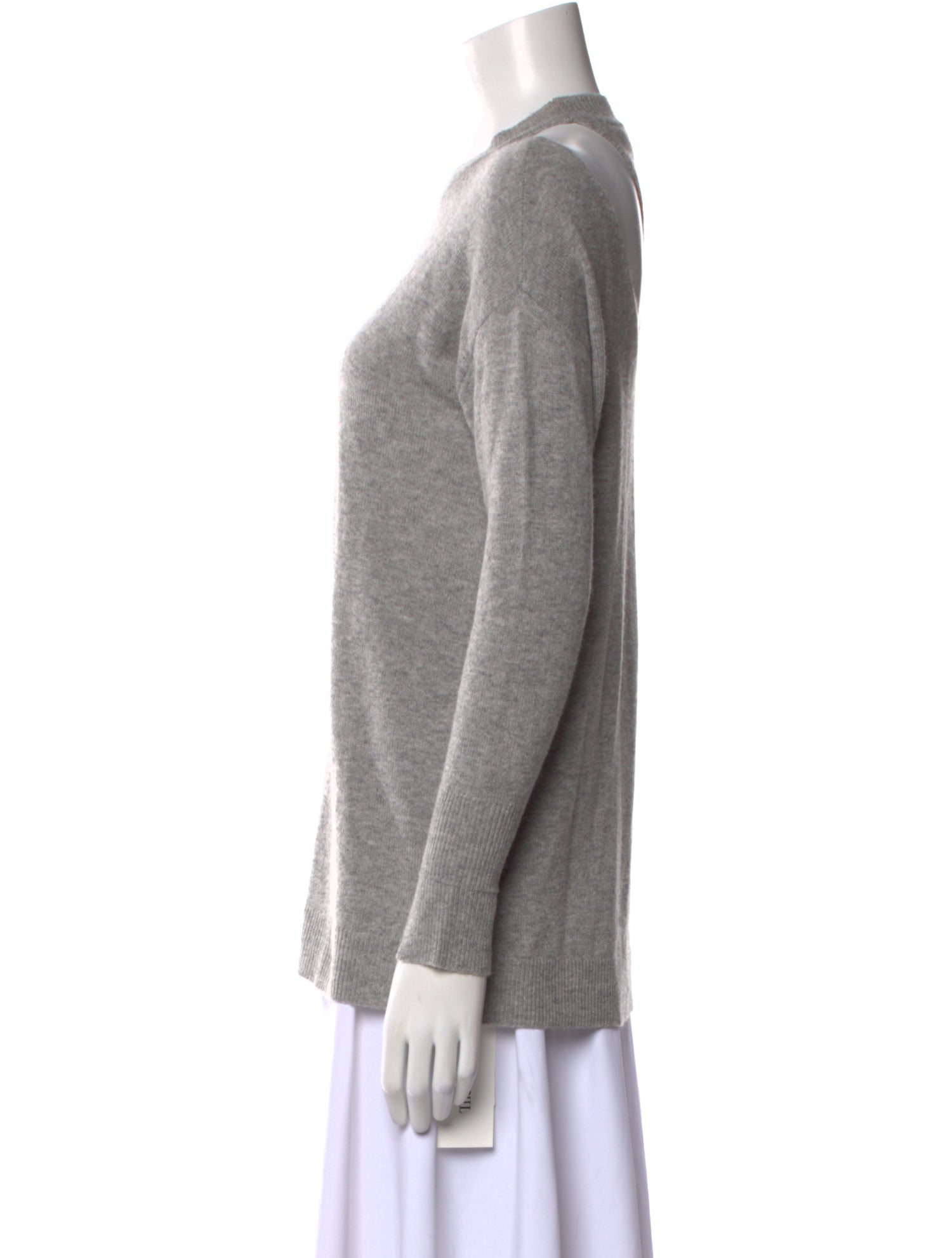 Halston Heritage Merino Wool Crew Neck Sweater
