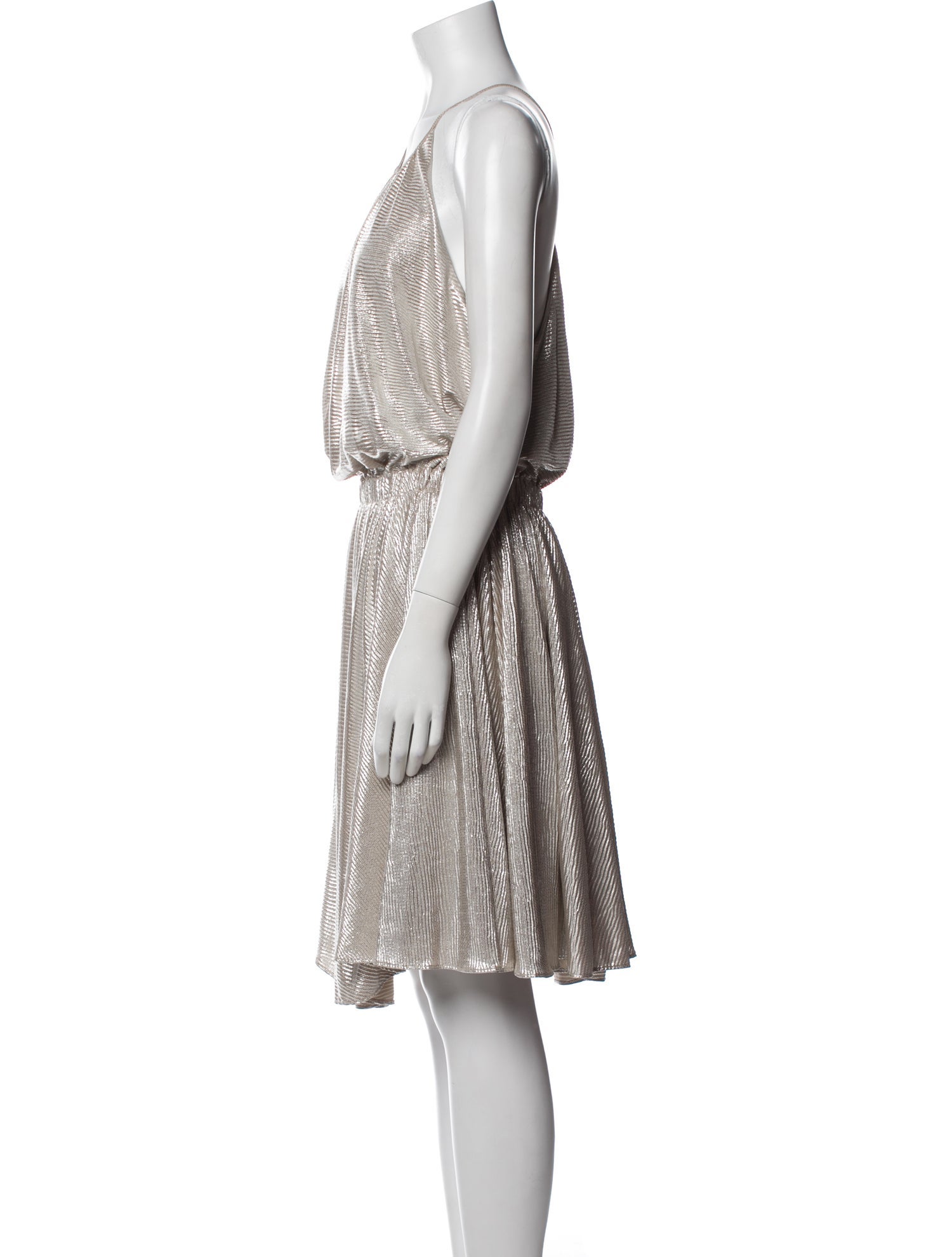 Halston Heritage Halterneck Midi Length Dress w/ Tags