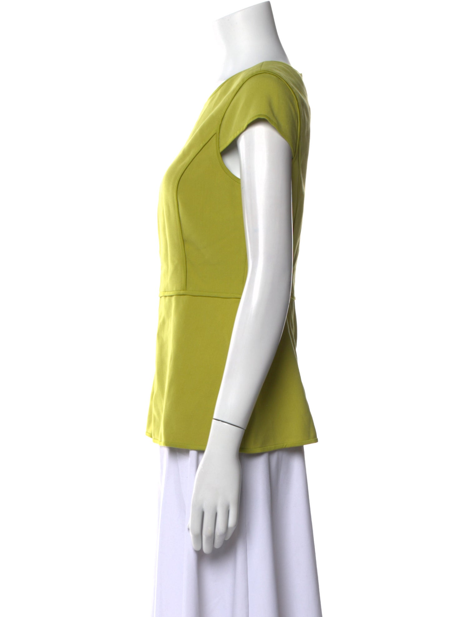 Halston Heritage Scoop Neck Short Sleeve T-Shirt w/ Tags