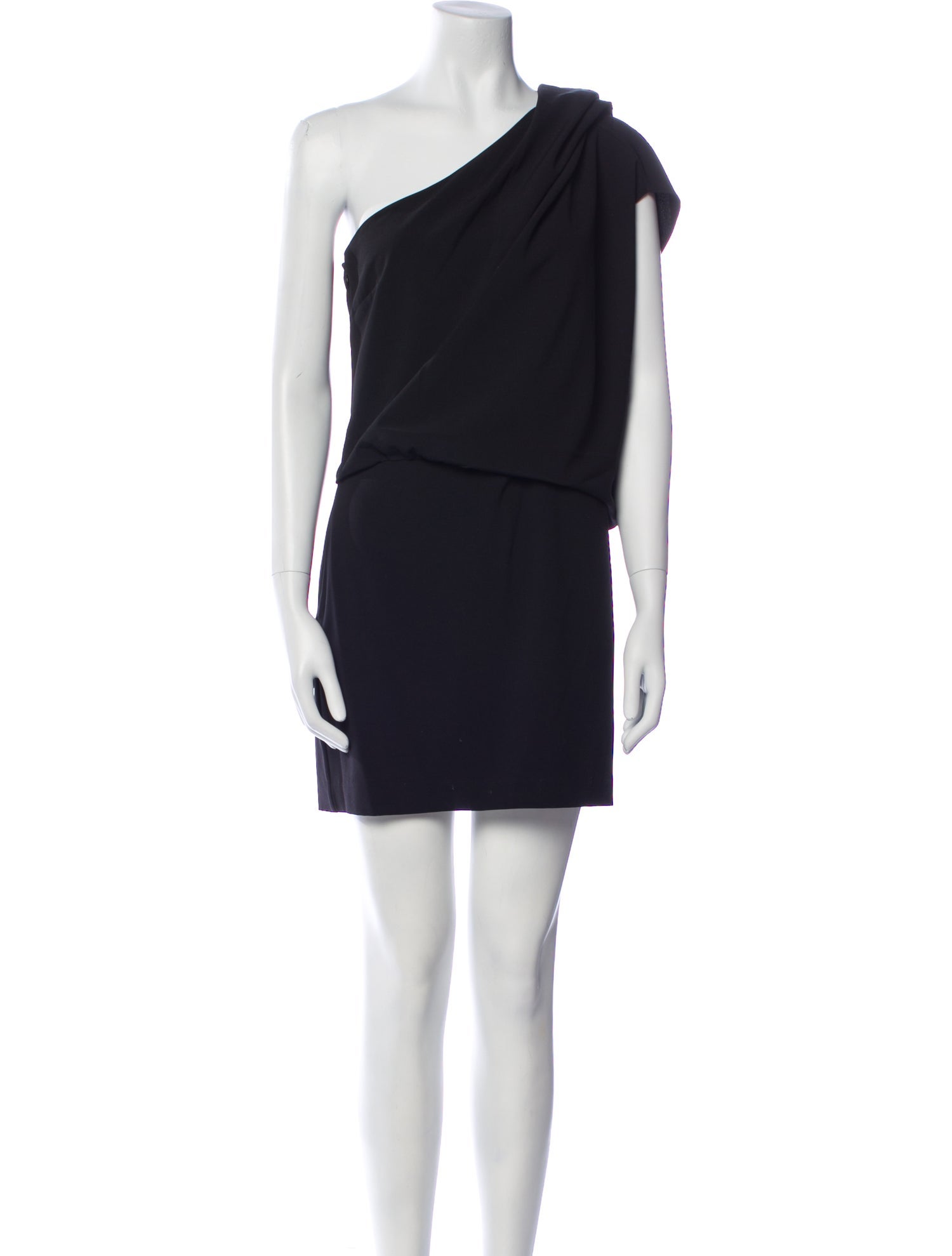 Halston Heritage One-Shoulder Mini Dress