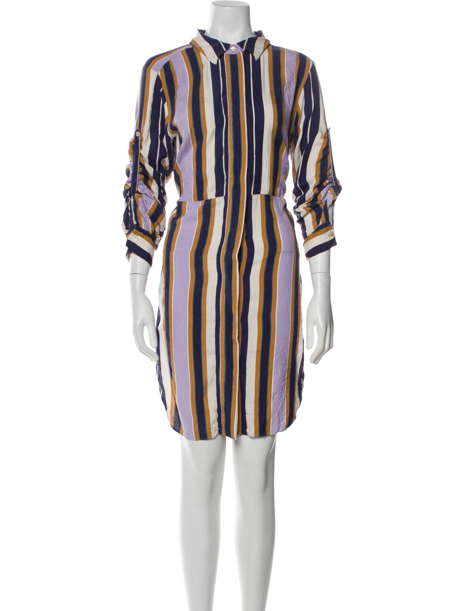 Halston Heritage Silk Knee-Length Dress