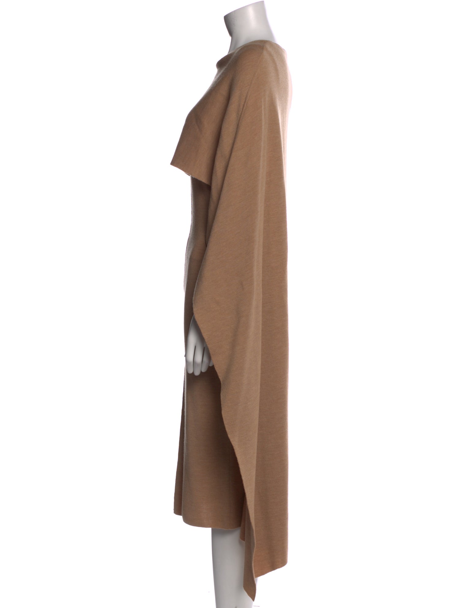 Halston Heritage Merino Wool Midi Length Dress