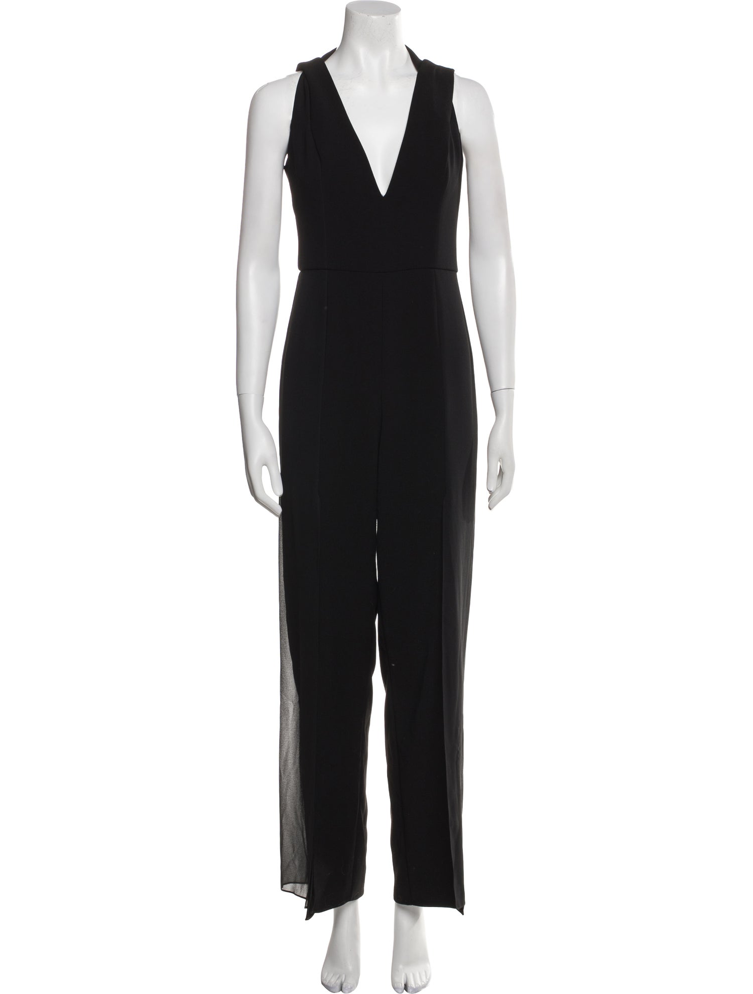 Halston Heritage V-Neck Jumpsuit
