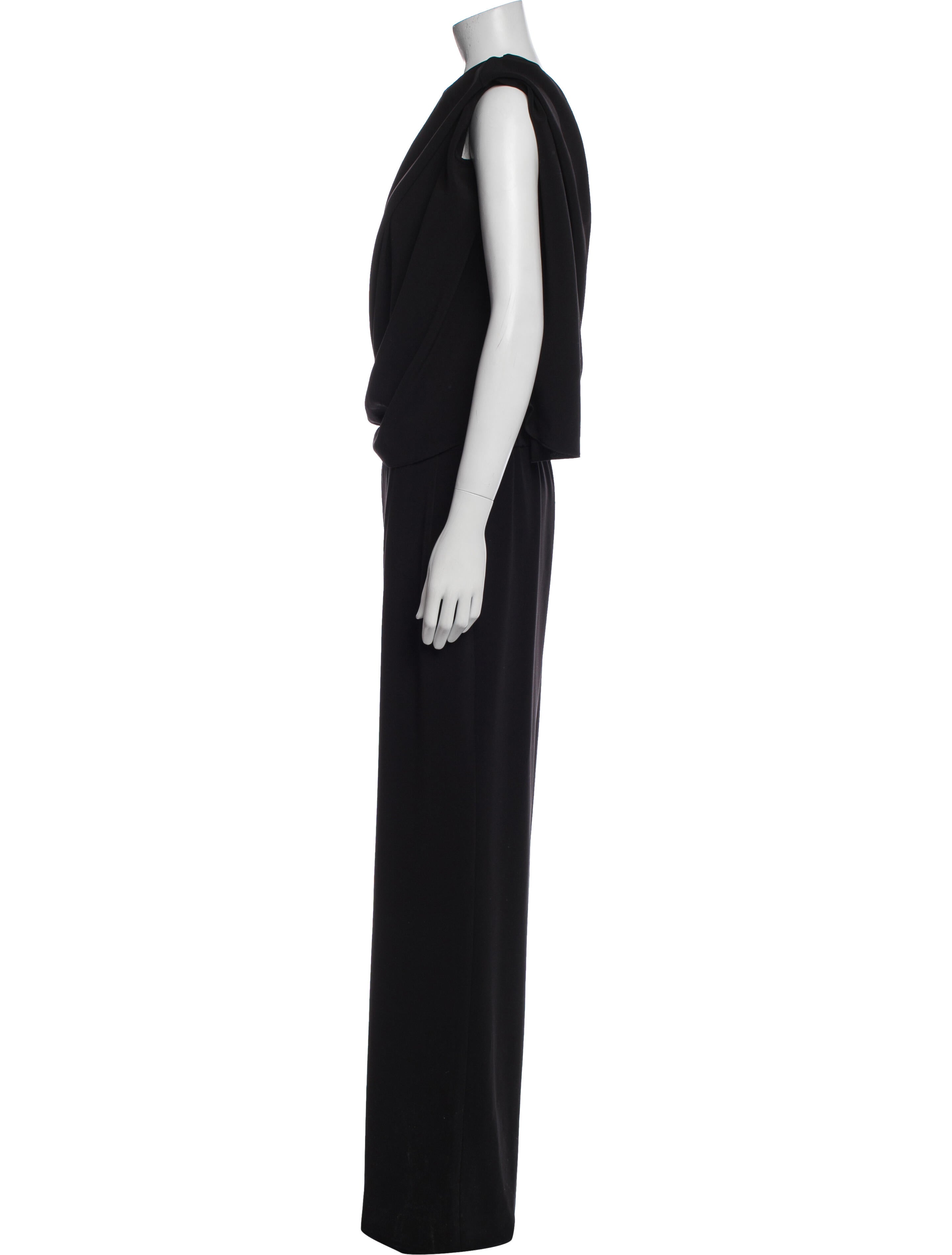 Halston Heritage One-Shoulder Jumpsuit