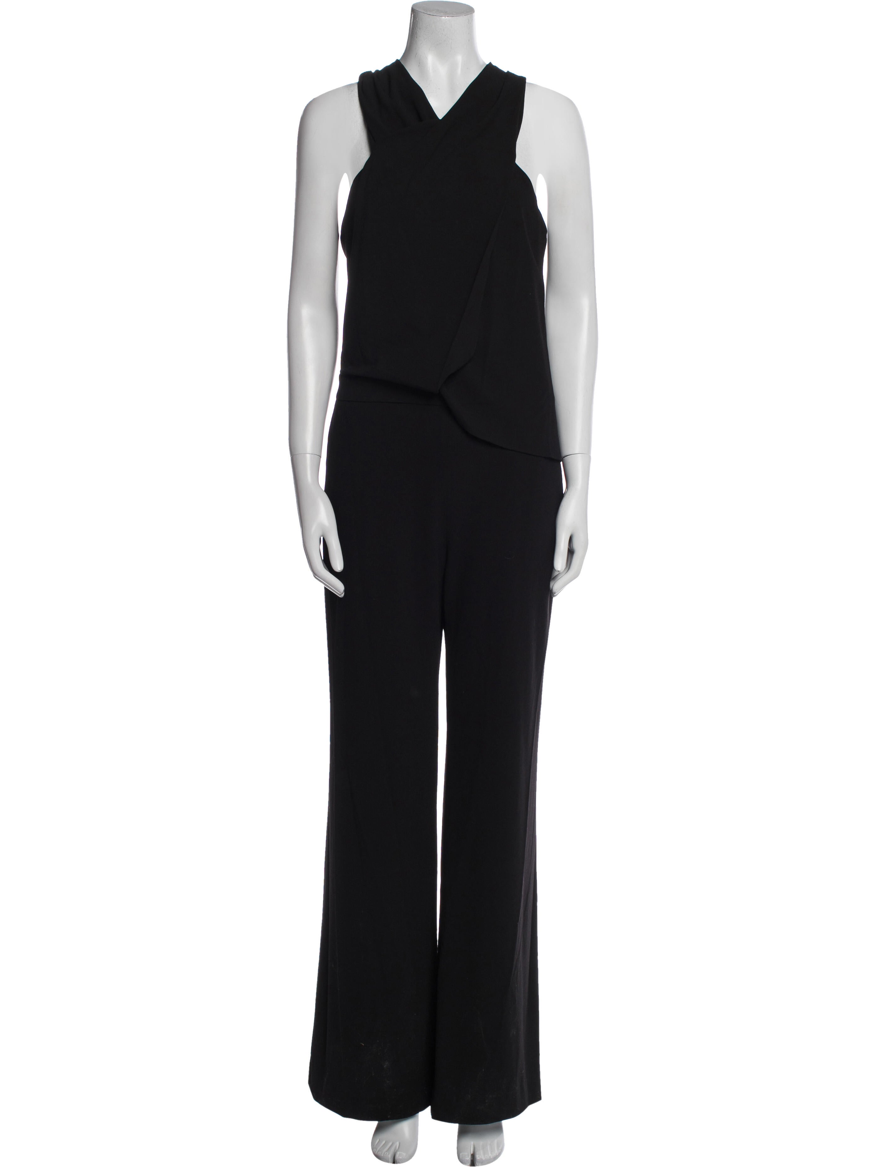 Halston Heritage V-Neck Jumpsuit