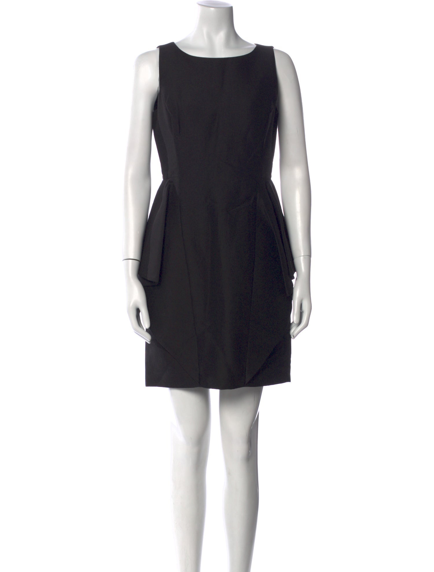 Halston Heritage Scoop Neck Mini Dress