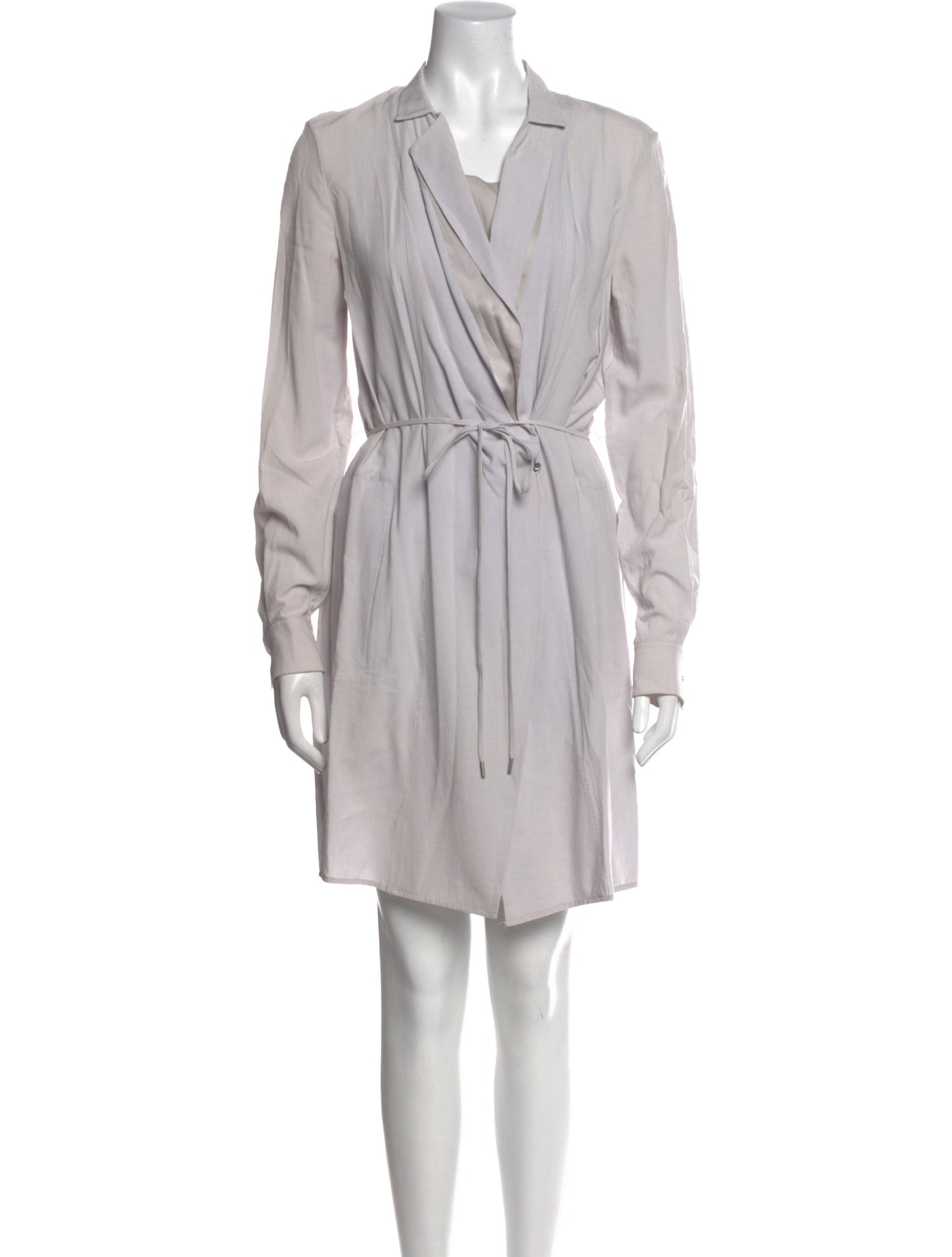 Halston Heritage V-Neck Mini Dress