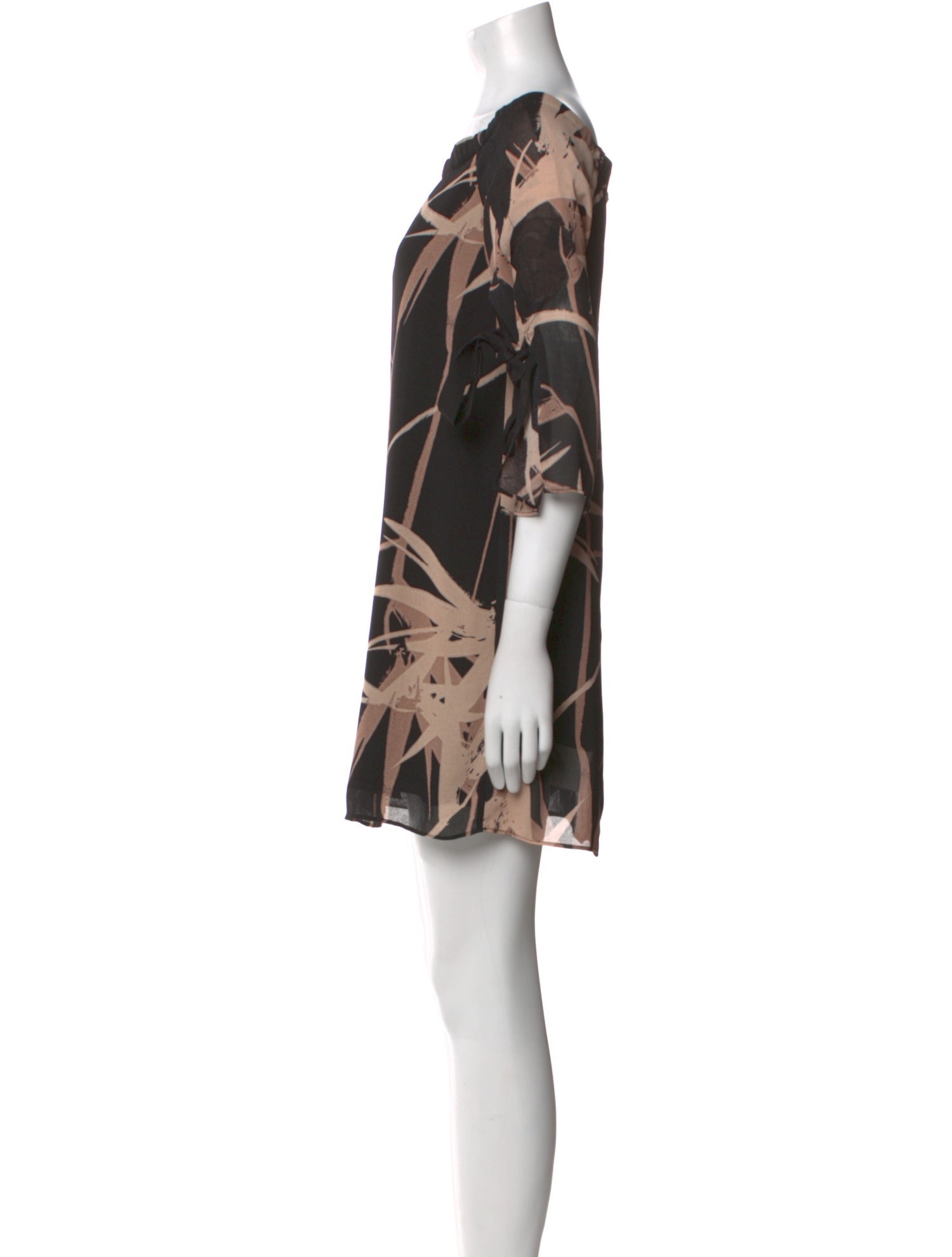 Halston Heritage Printed Mini Dress