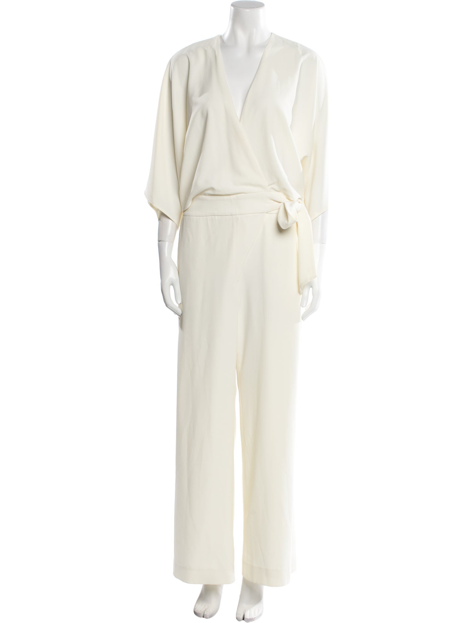 Halston Heritage V-Neck Jumpsuit