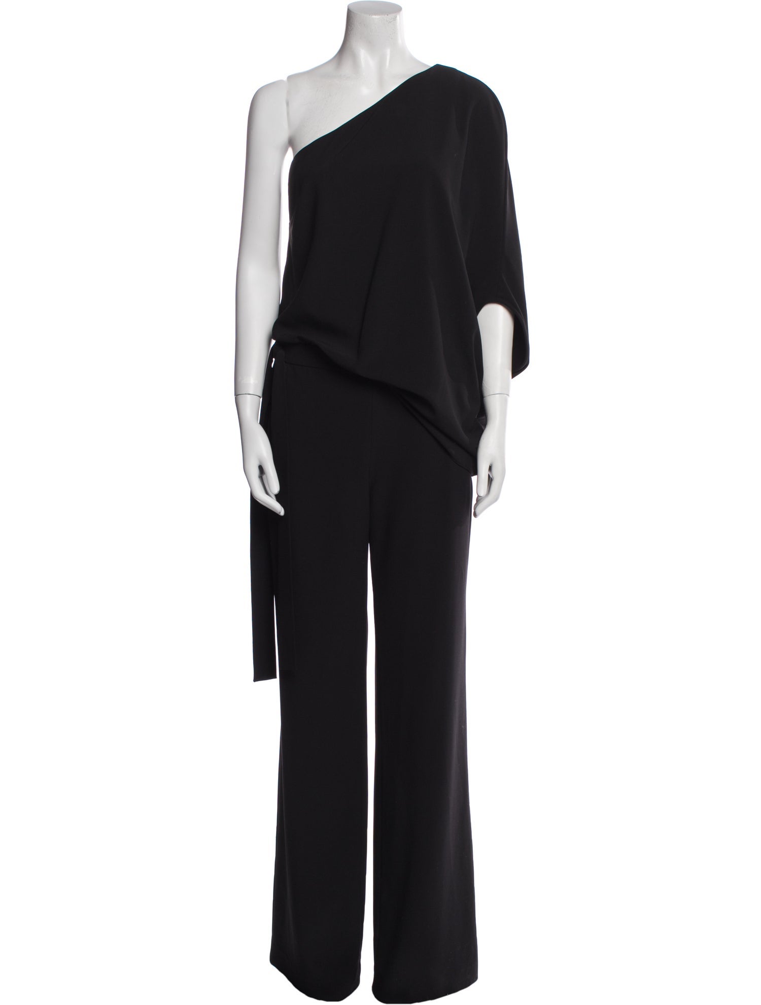 Halston Heritage One-Shoulder Jumpsuit